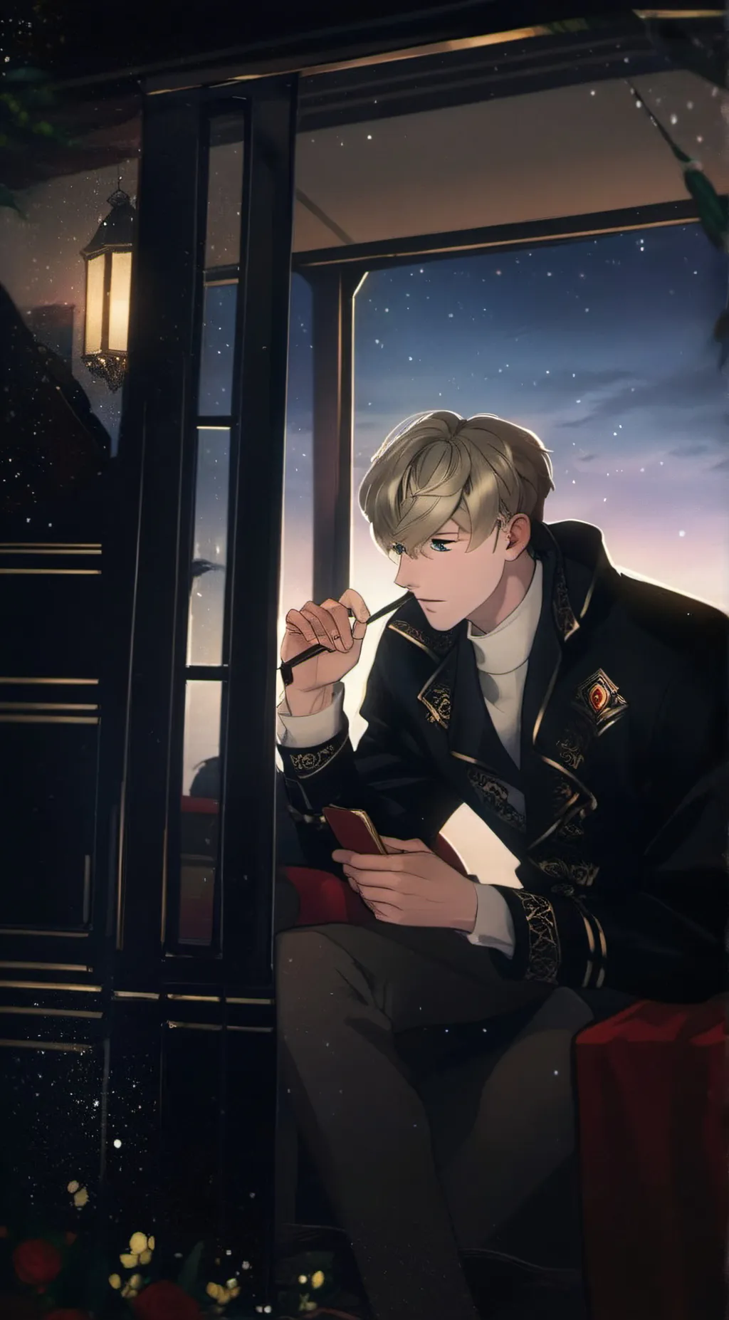ai character: Sam Golbach  background