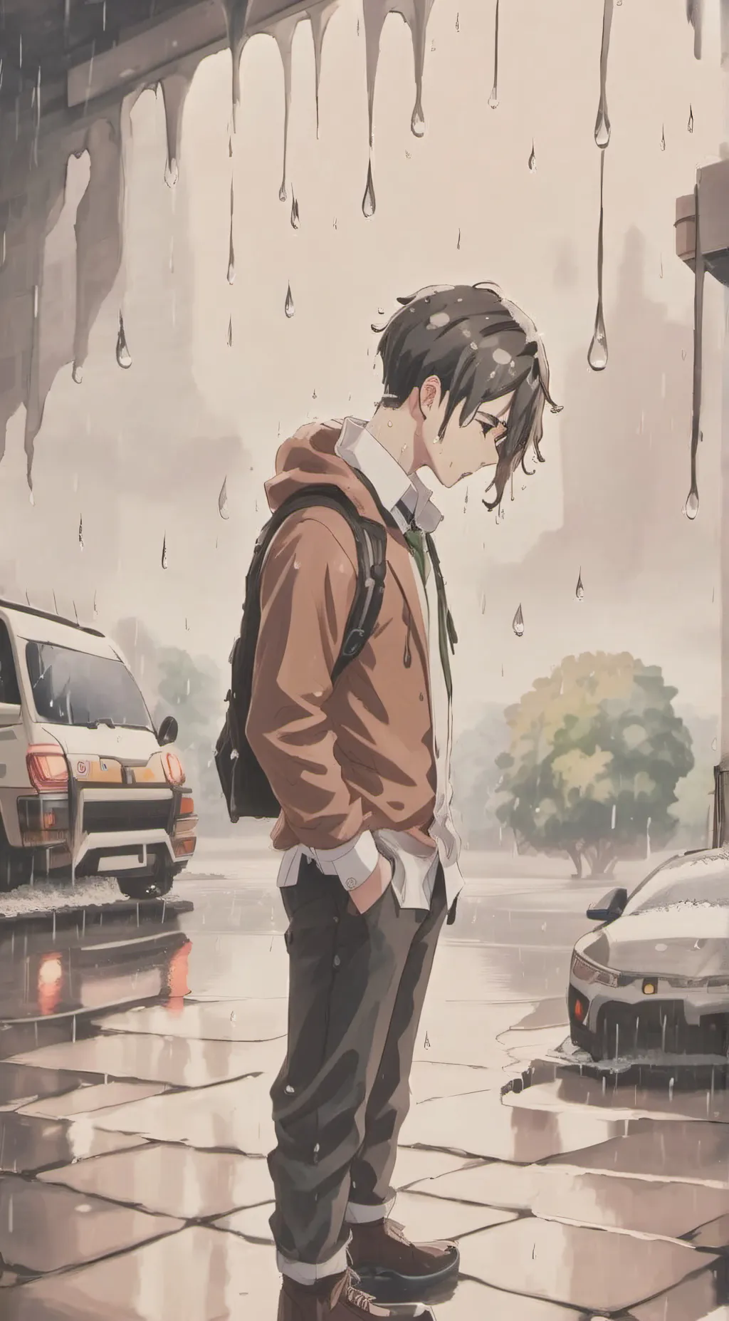 ai character: mark background