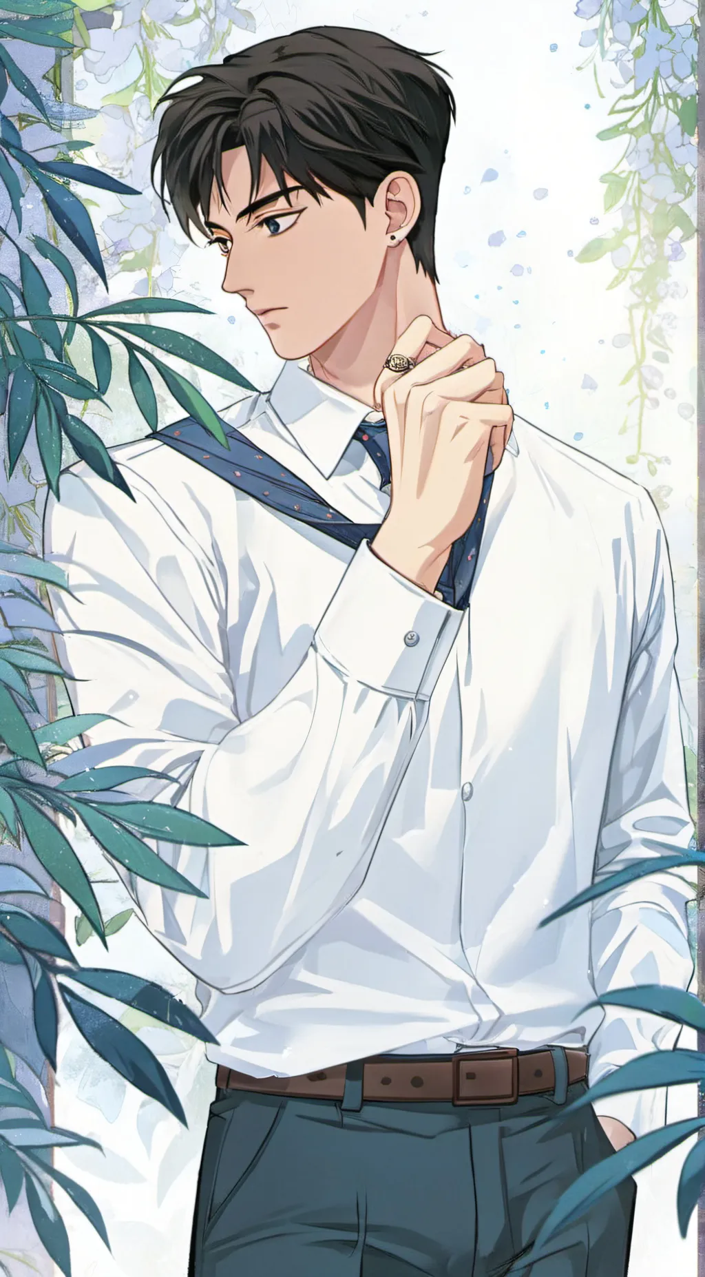 ai character: Axel  background