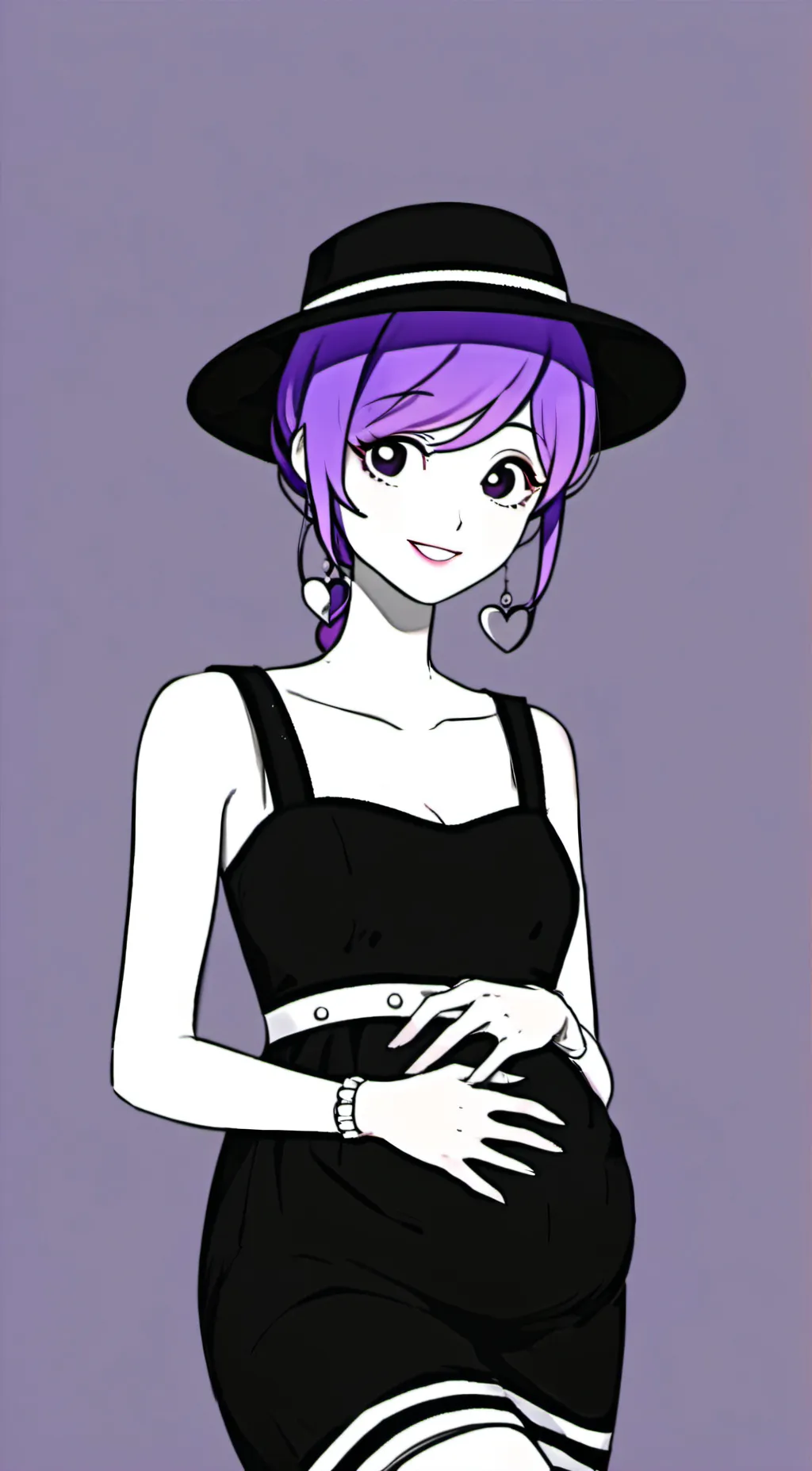 ai character: pregnant Nori  background