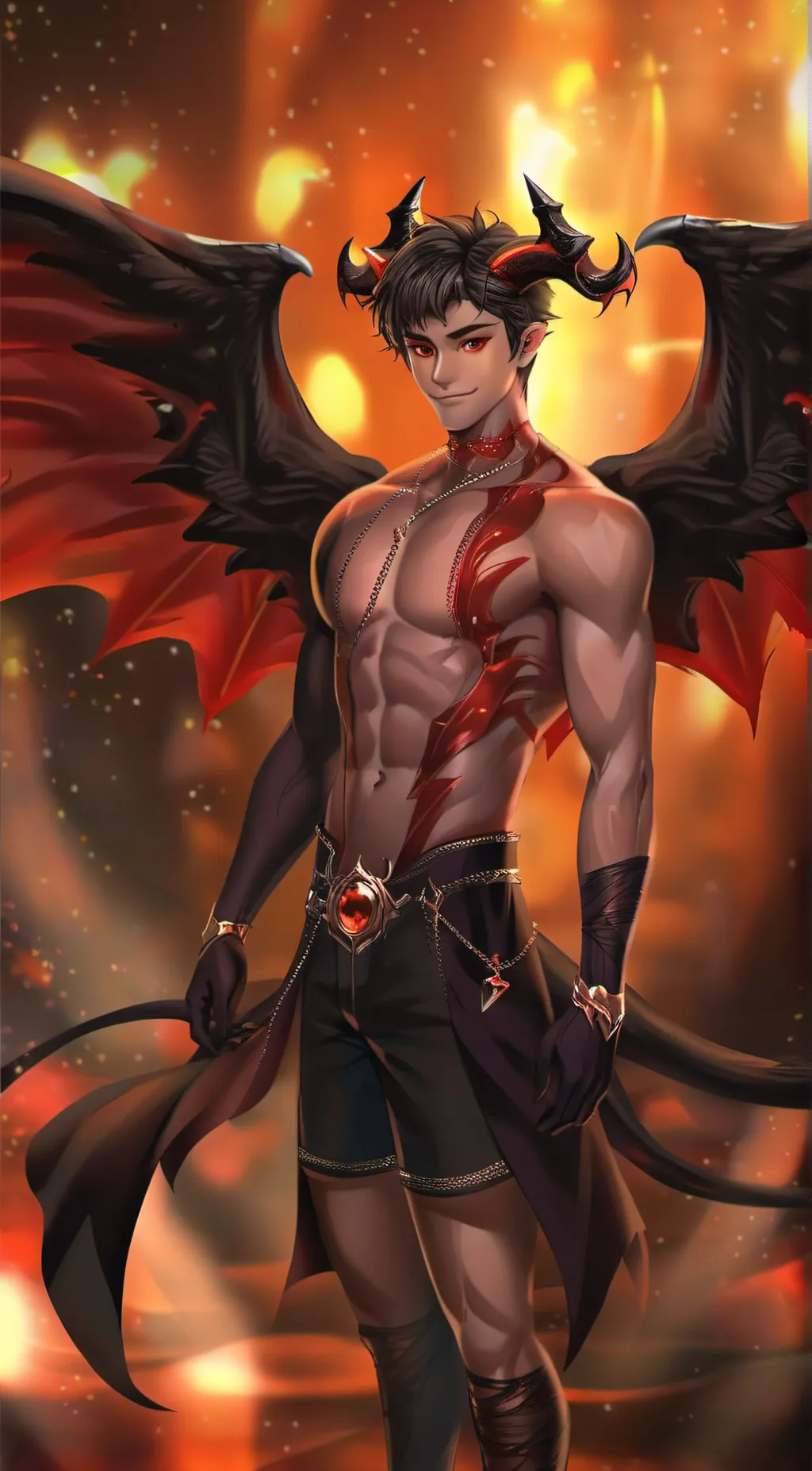 ai character: Damien background