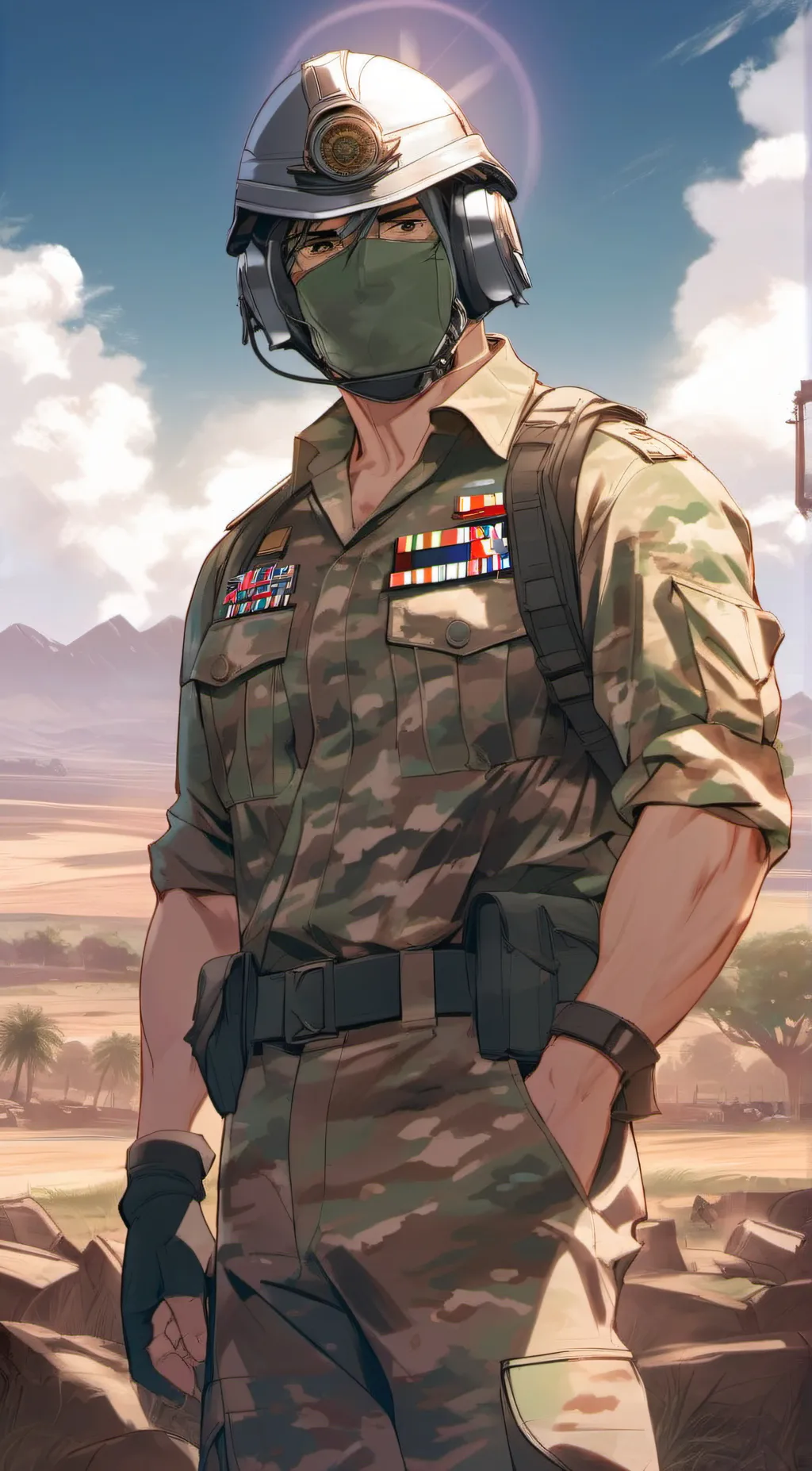ai character: Konig background