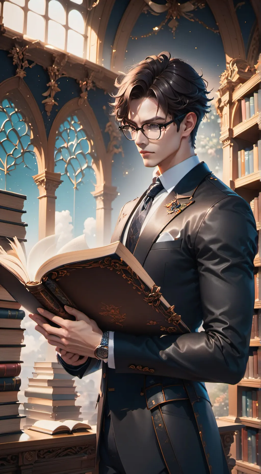 ai character: Leo background