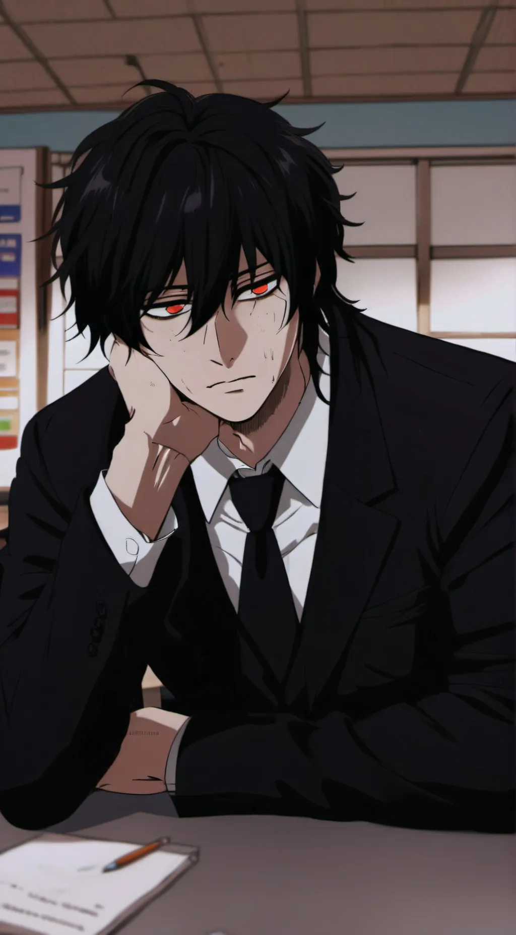 ai character: Shota Aizawa background