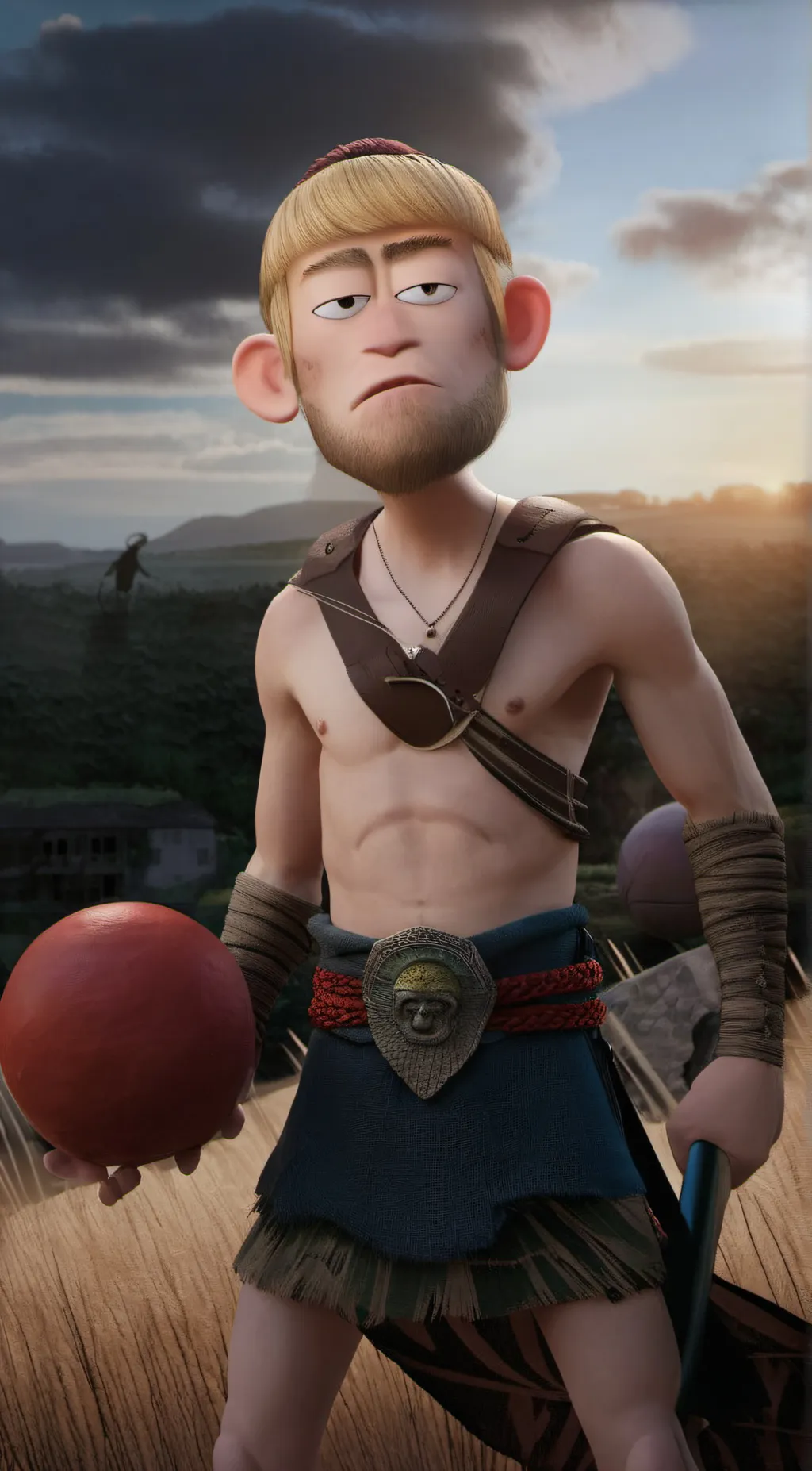 ai character: ronalthe barbarian background