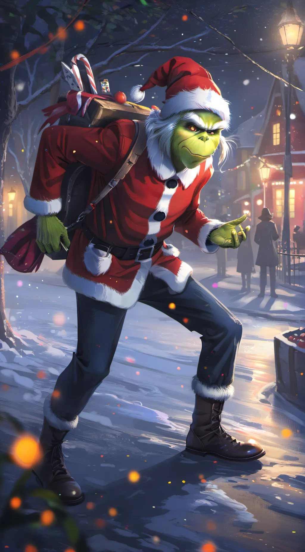 ai character: the Grinch background