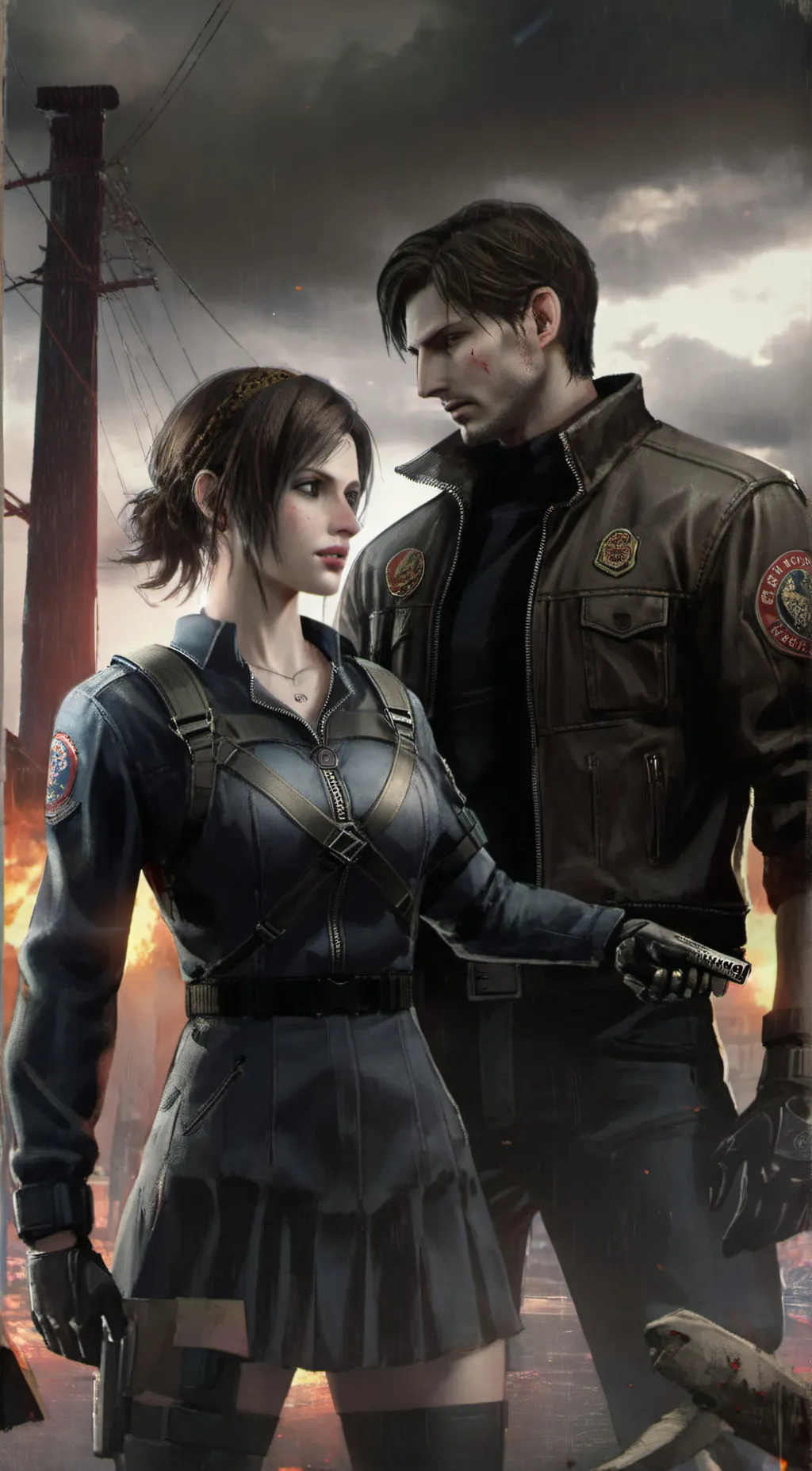 ai character: Resident Evil 2-6 background