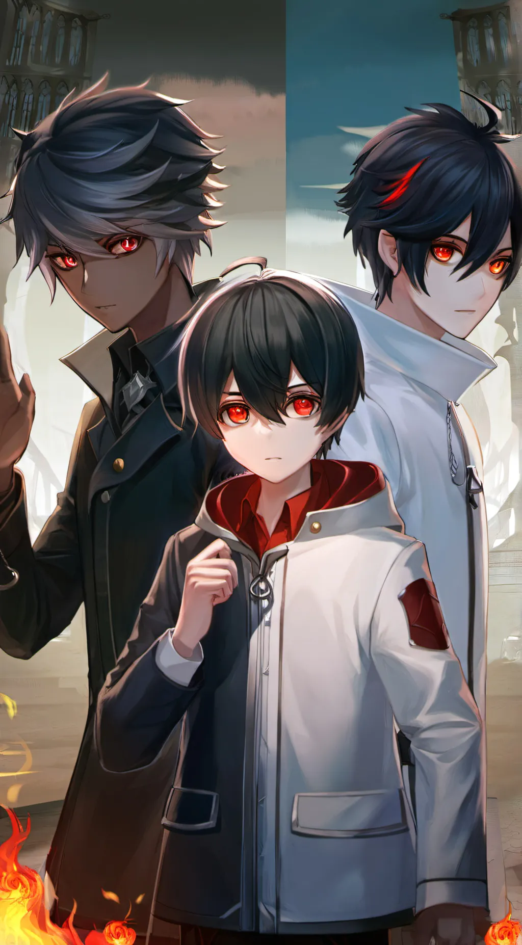 ai character: a group background