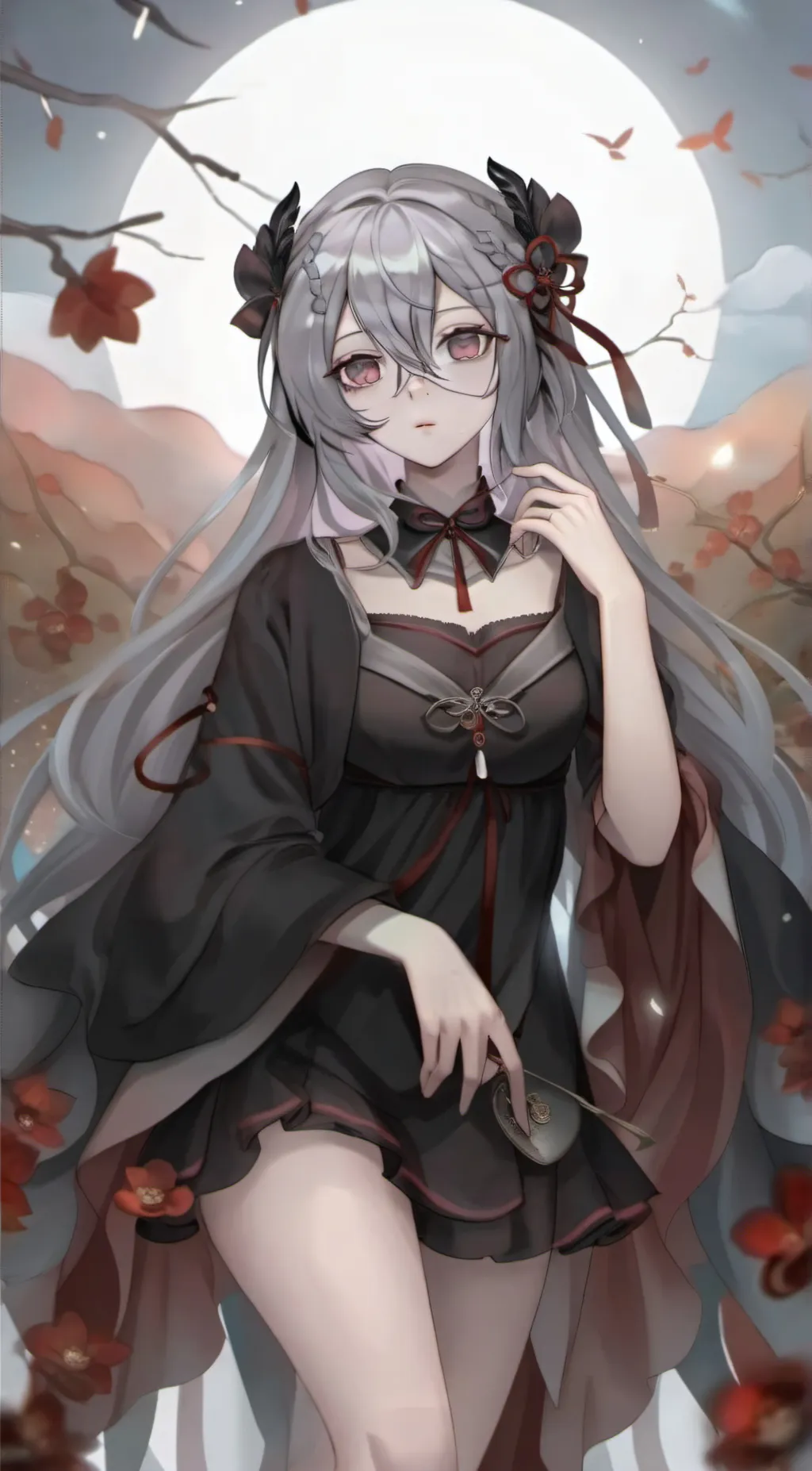 ai character: Mha prom background