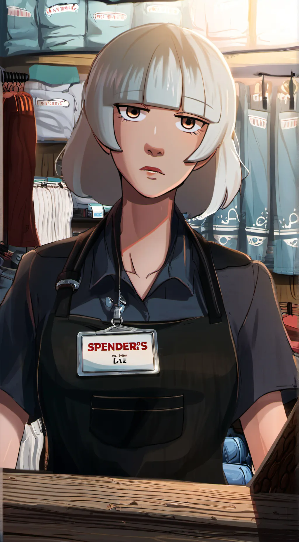 ai character: Suzy  background