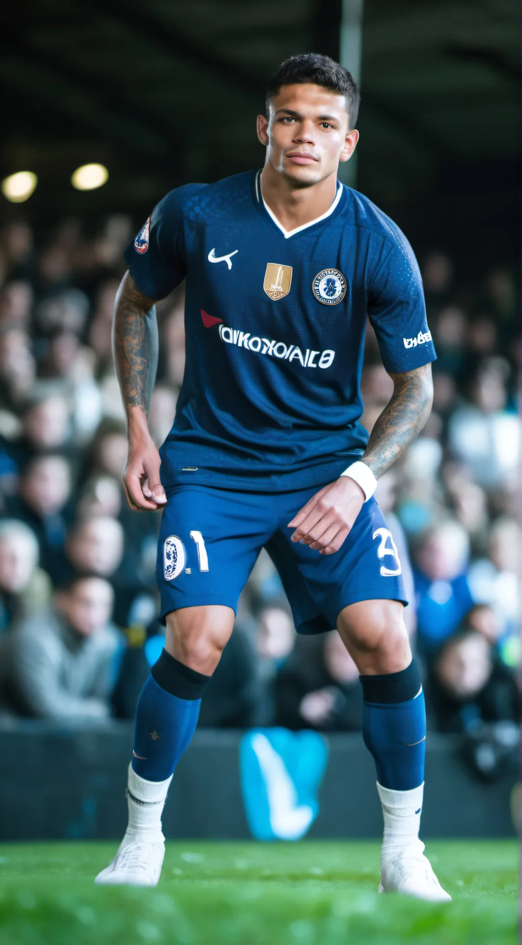 ai character: Thiago Silva background