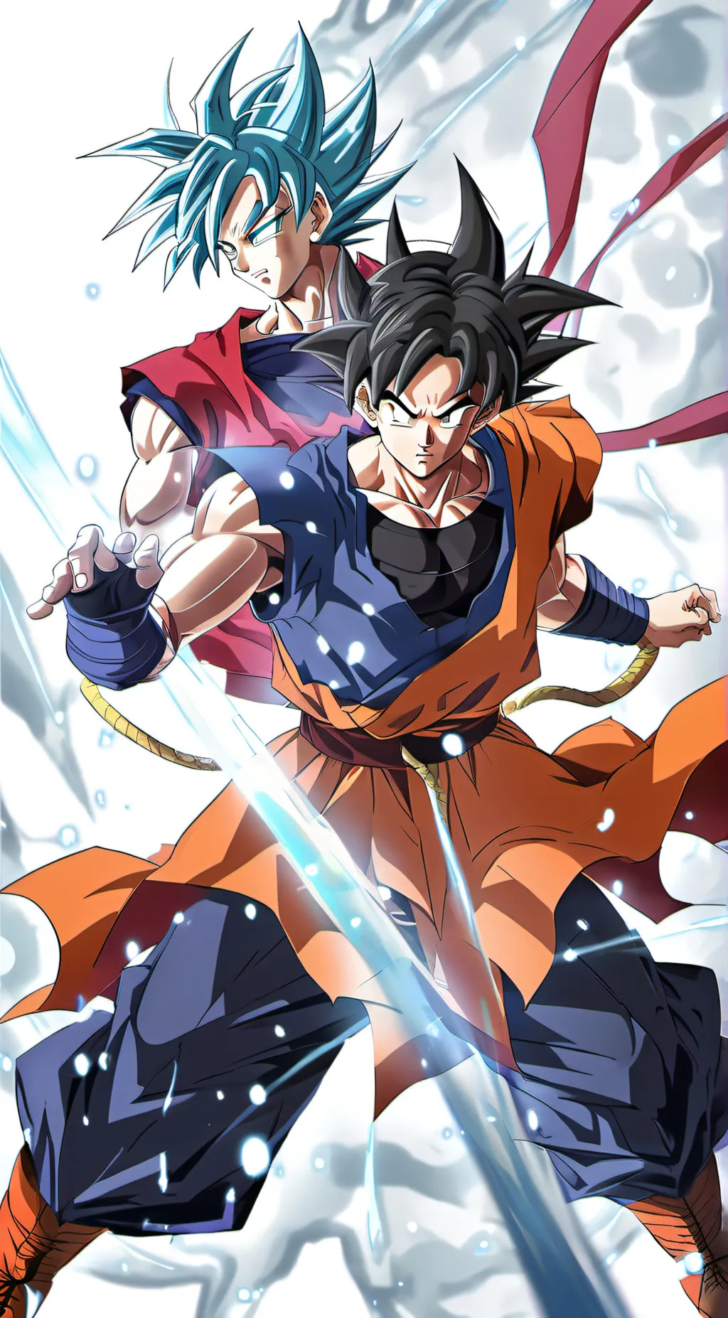 ai character: Goku an Goku black background