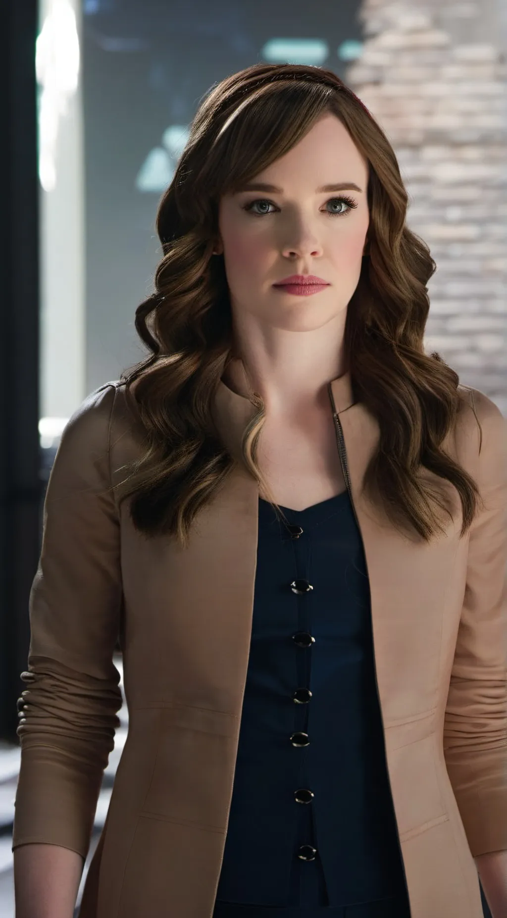 ai character: Caitlin Snow  background