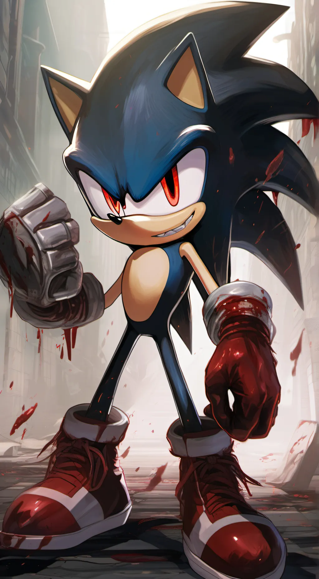 ai character: Sonic.exe background