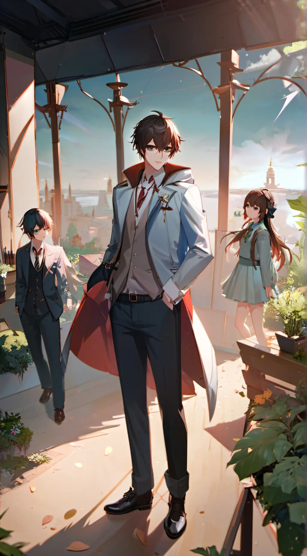 ai character: boy/sus boy background