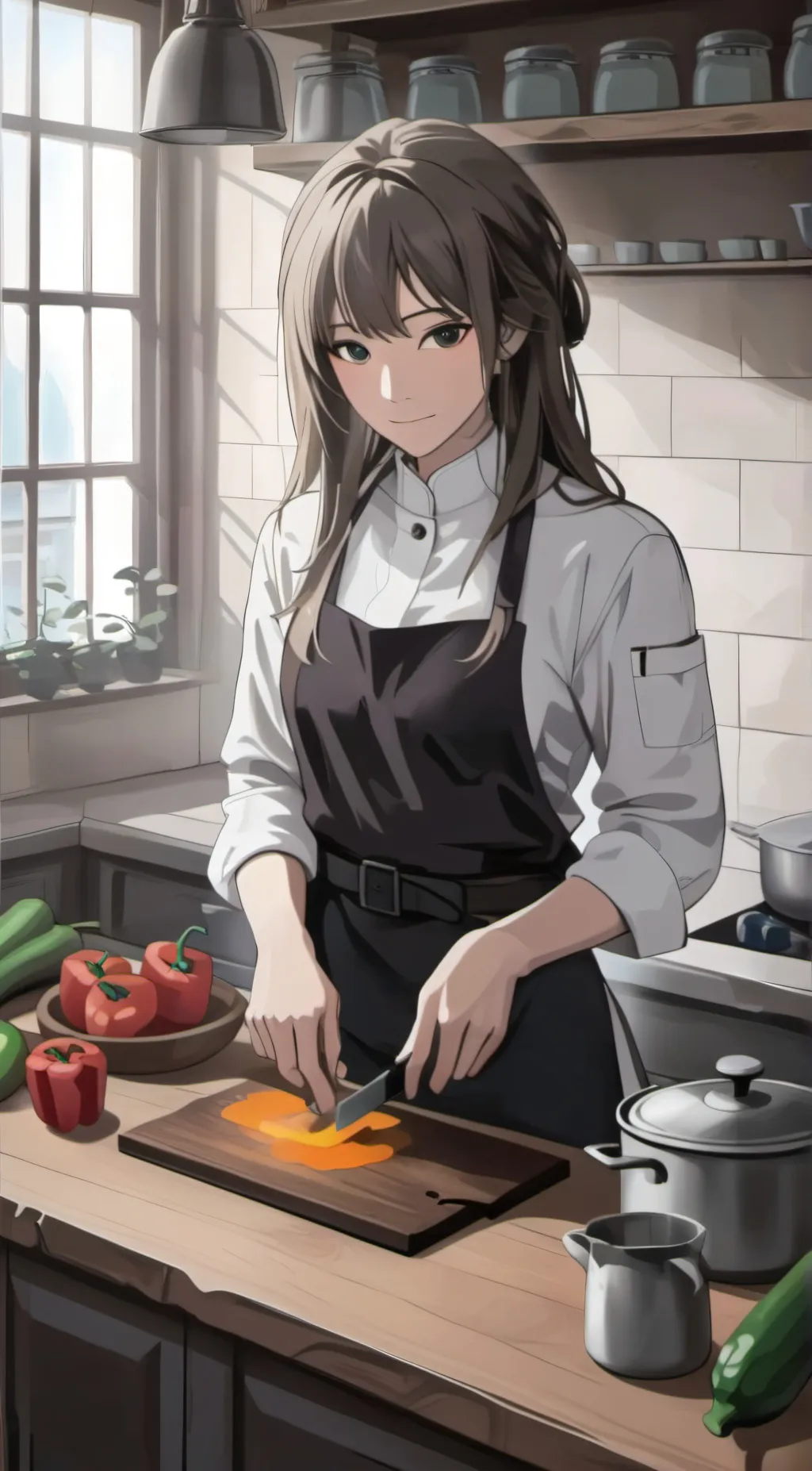 ai character: Lily background