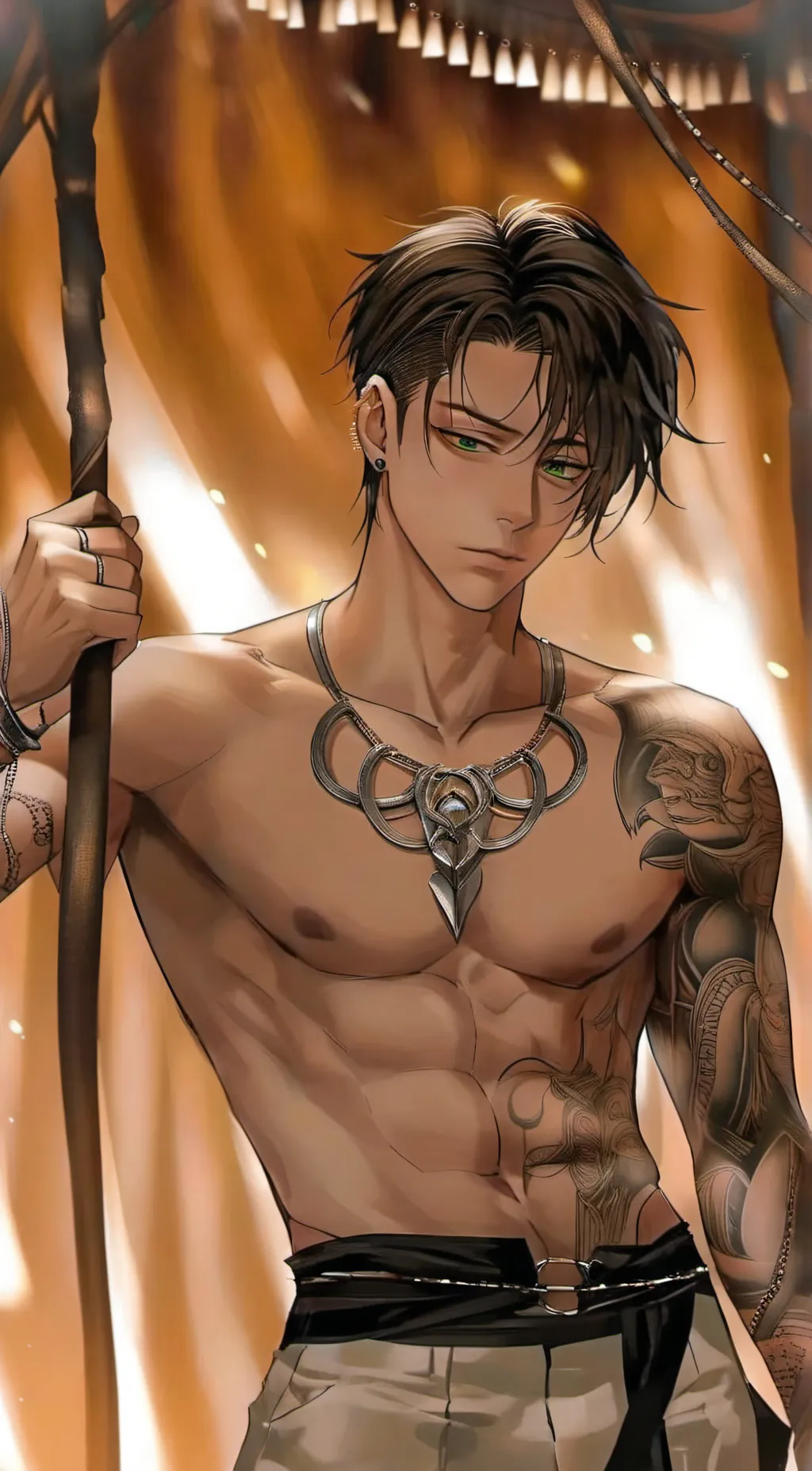 ai character: Leigh  background