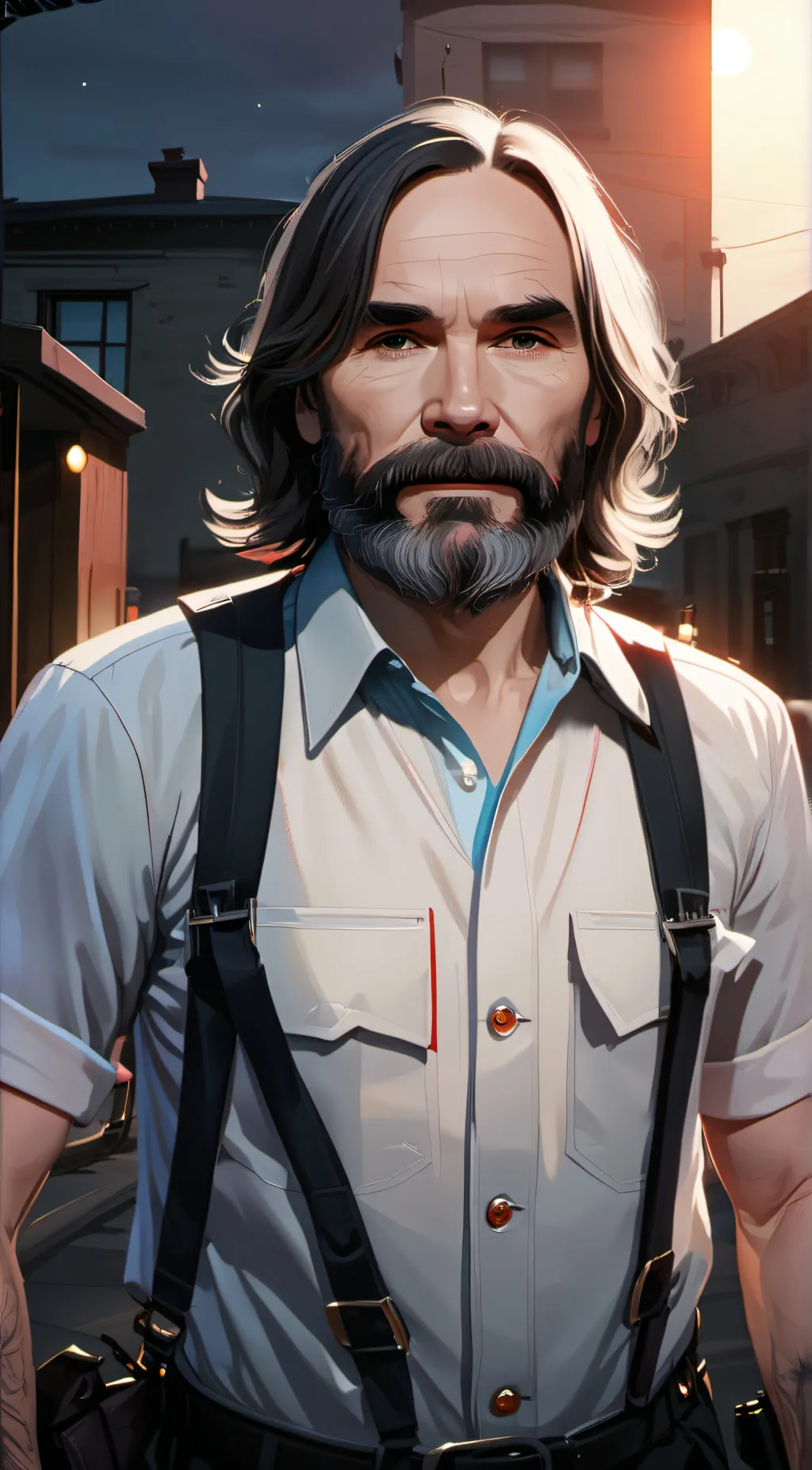 ai character: Charles Manson background