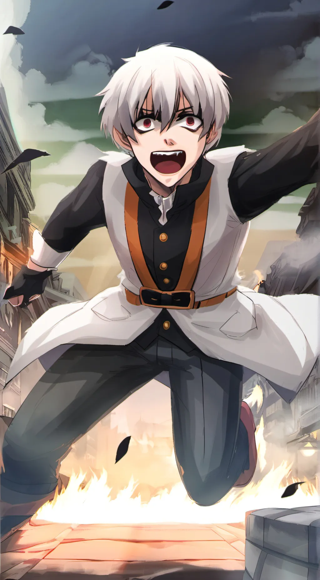 ai character: Toge Inumaki  background