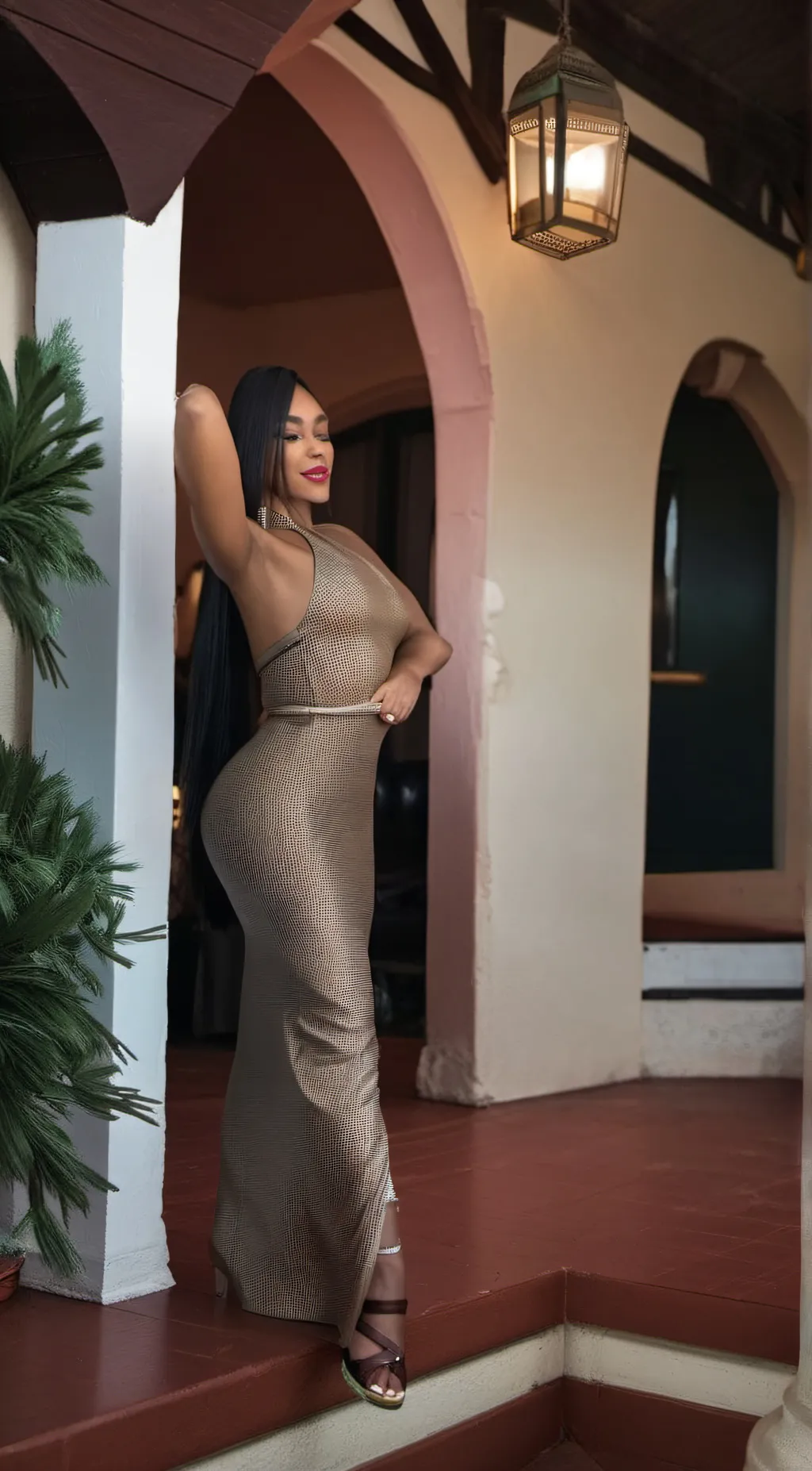 ai character: Kim K background