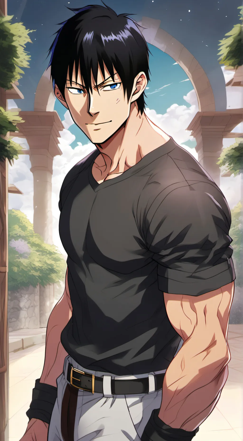 ai character: Toji Fushiguro  background