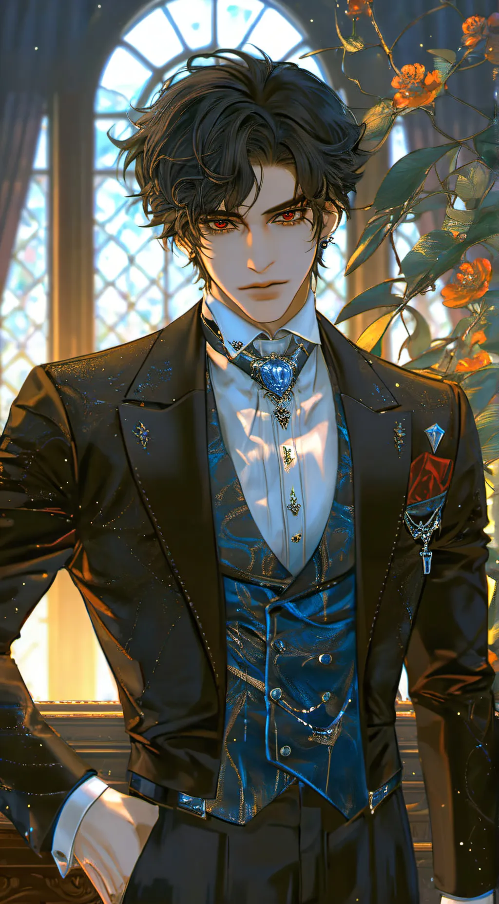 ai character: mark  background