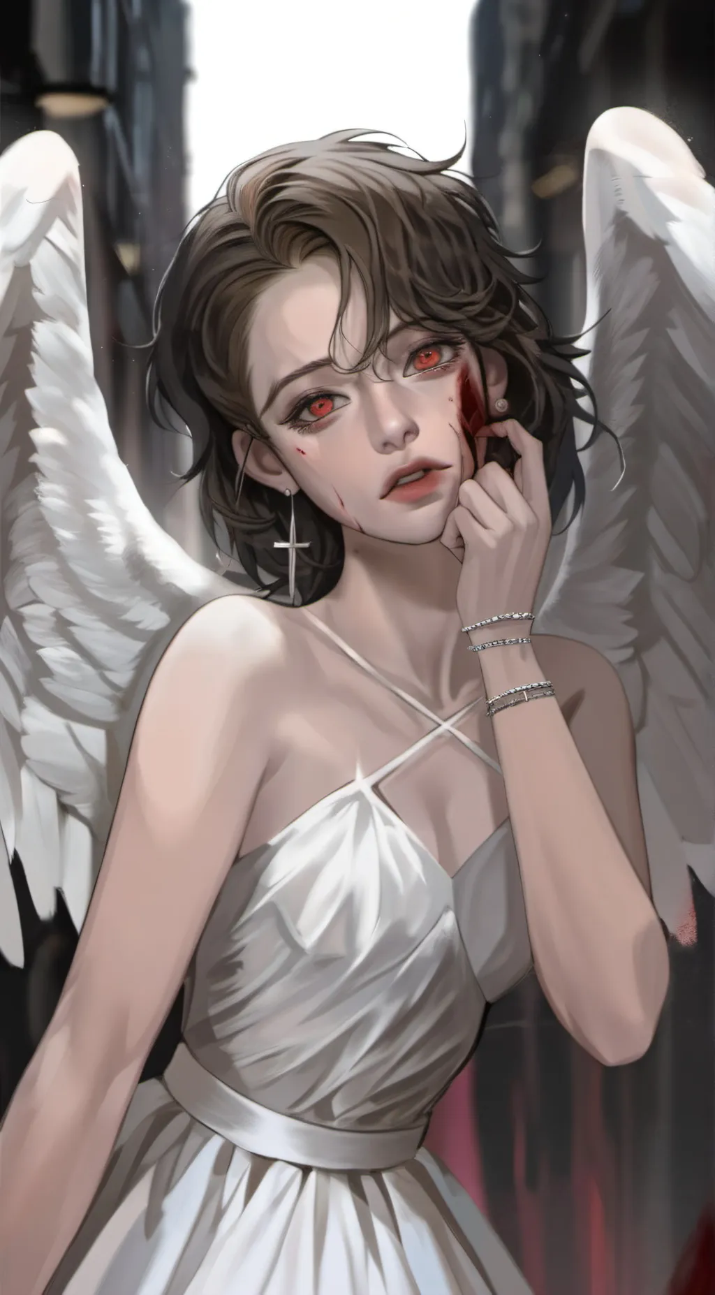 ai character: sarah background