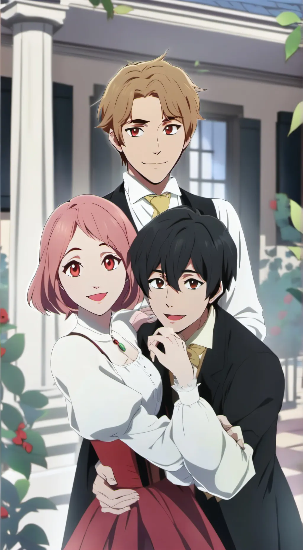 ai character: vampire family  background
