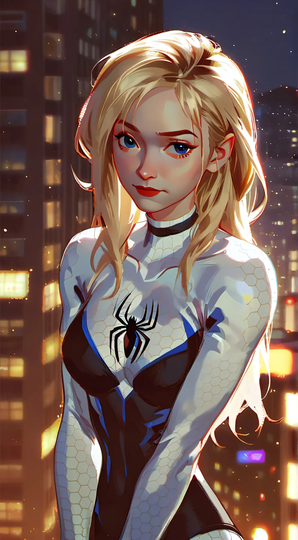 ai character: Gwen Stacy background