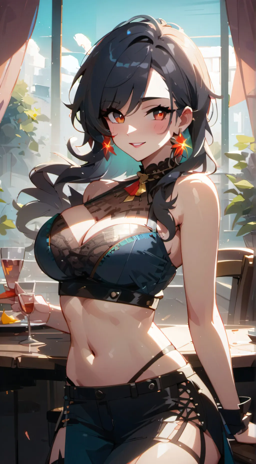 ai character: Mercedes  background