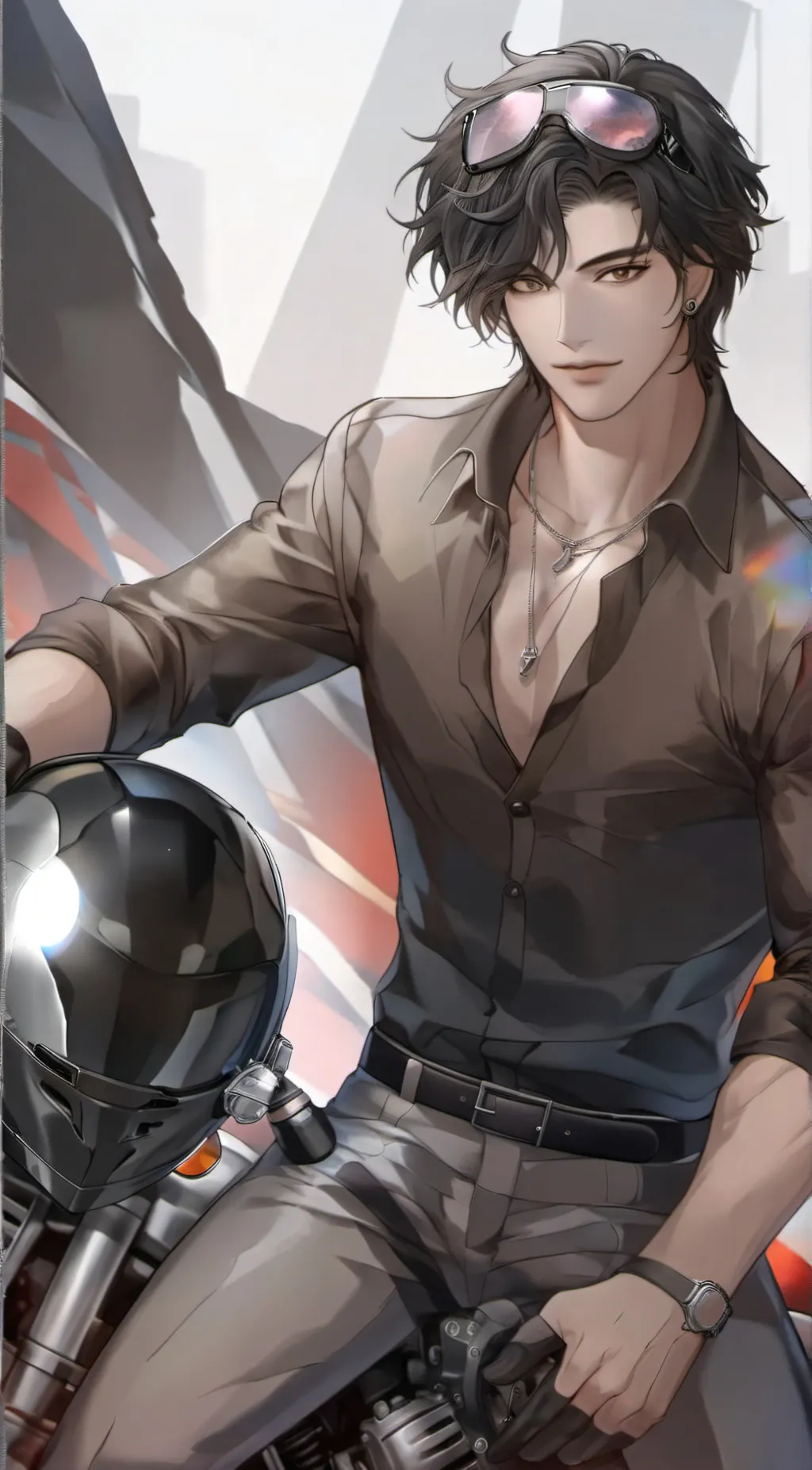 ai character: Stiles background