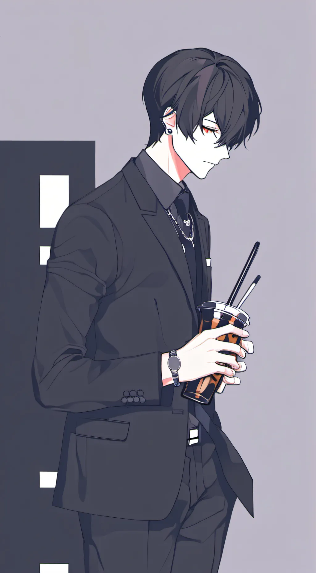 ai character: normal boy 😄 background