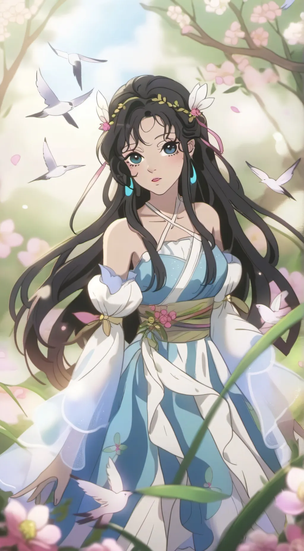 ai character: Shima Asheville  background