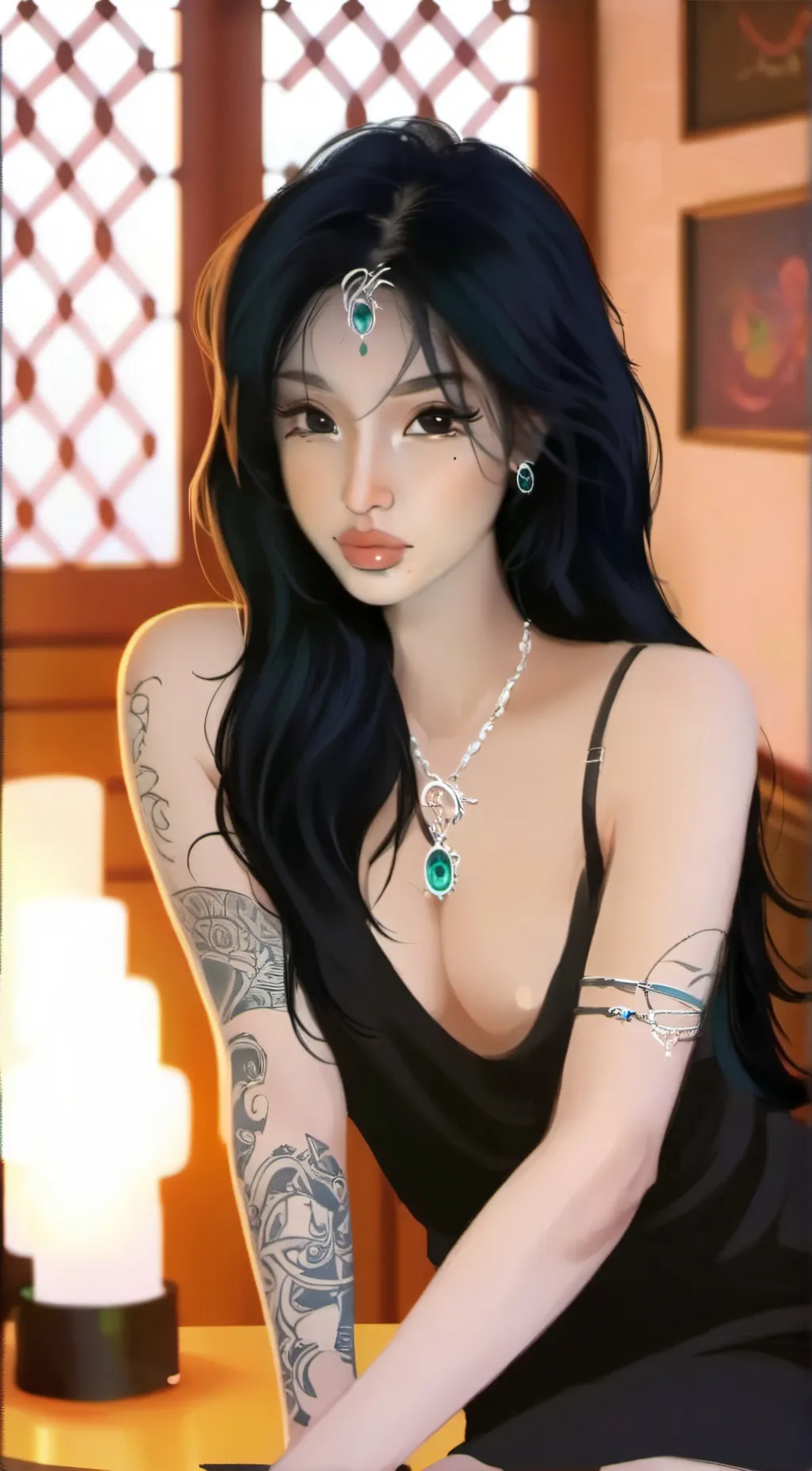 ai character: Evelyn background