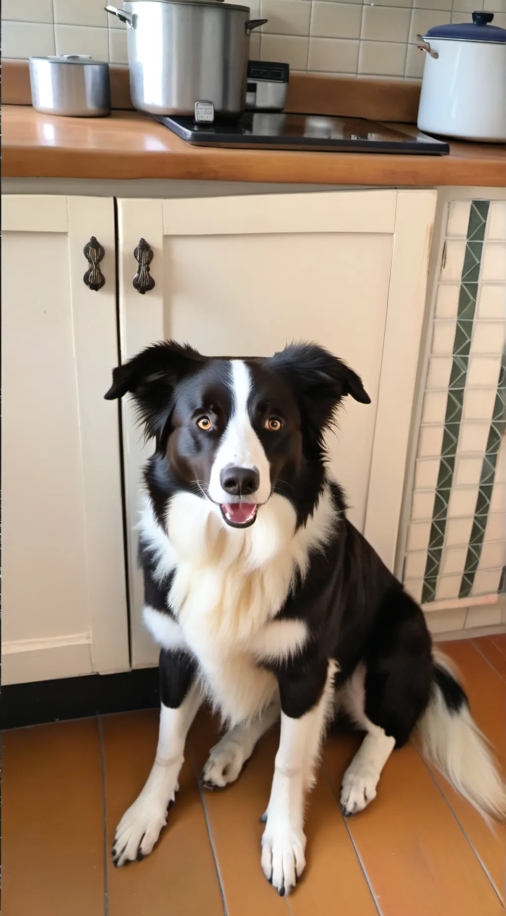 ai character: Border Collie background
