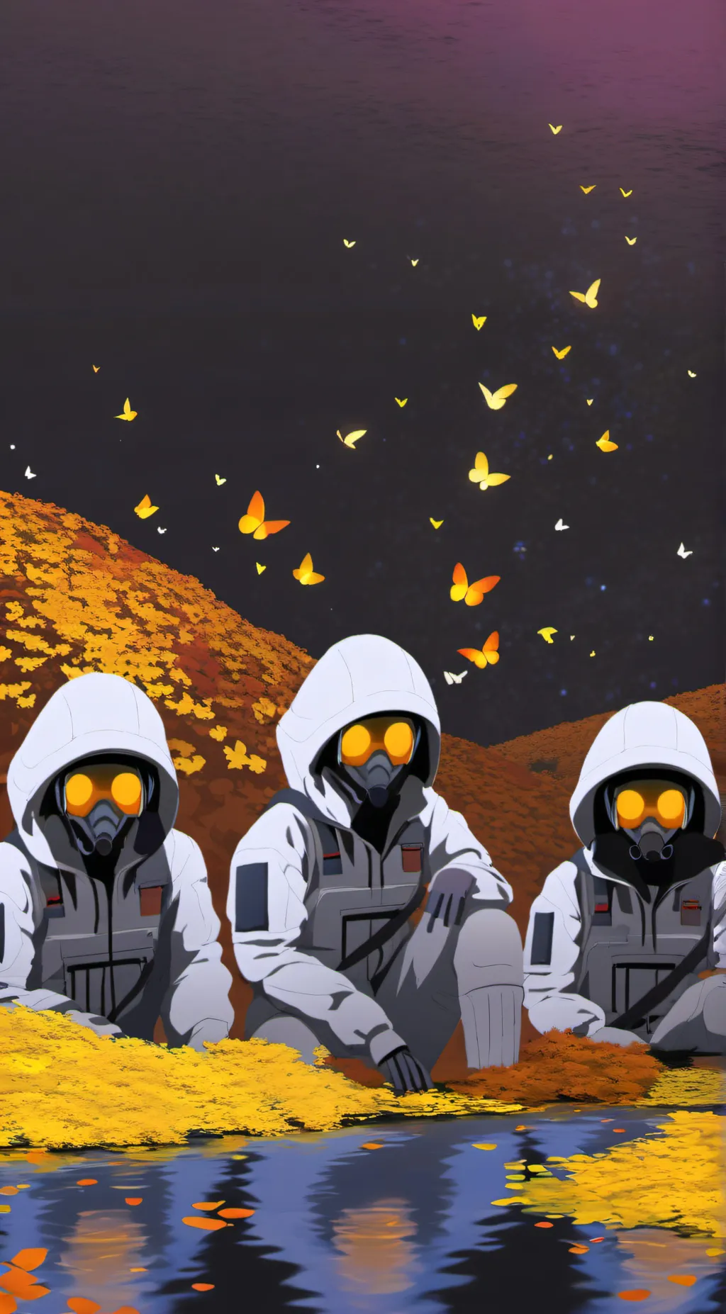 ai character: BUTTERFLY EFFECT background