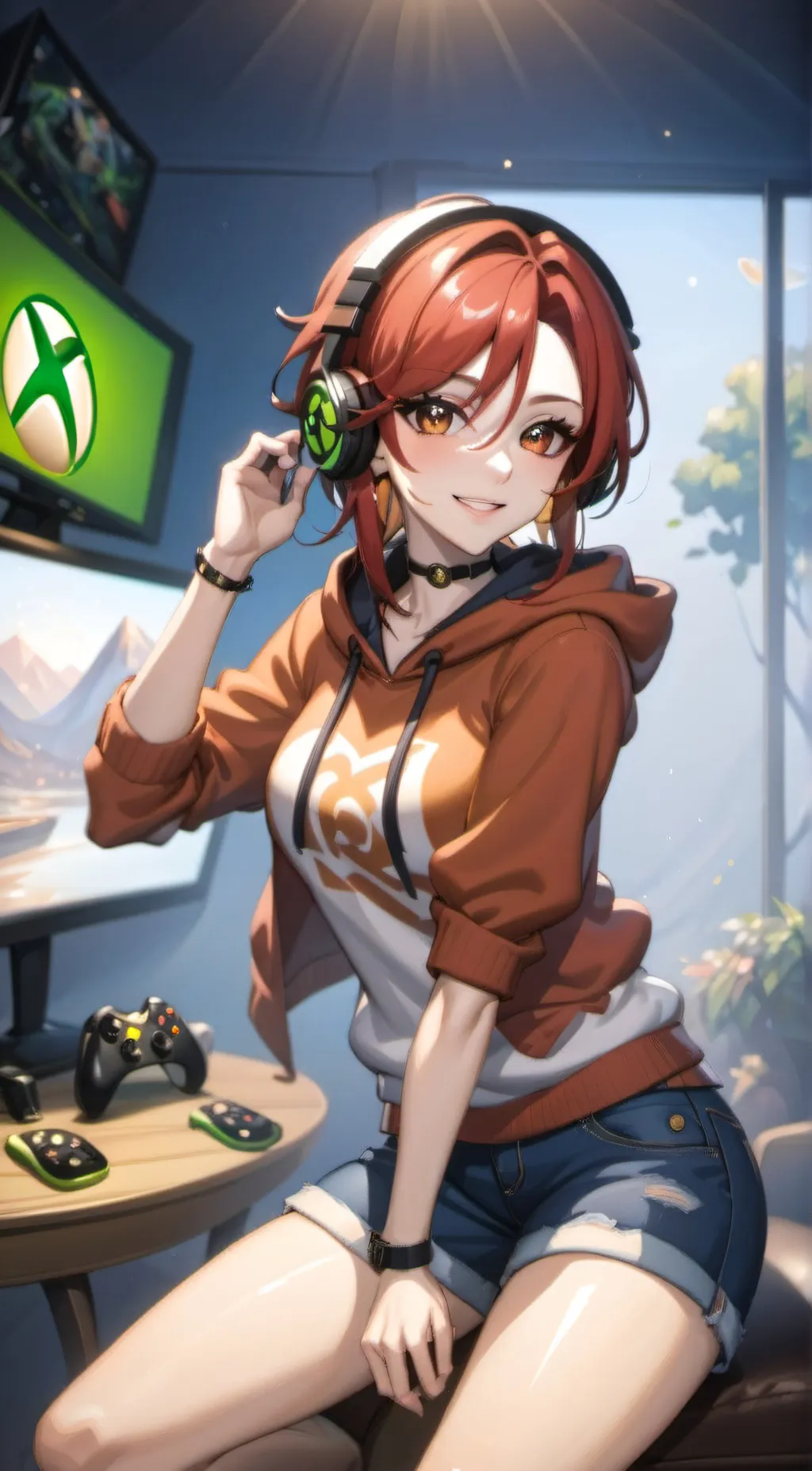 ai character: Jessica  background