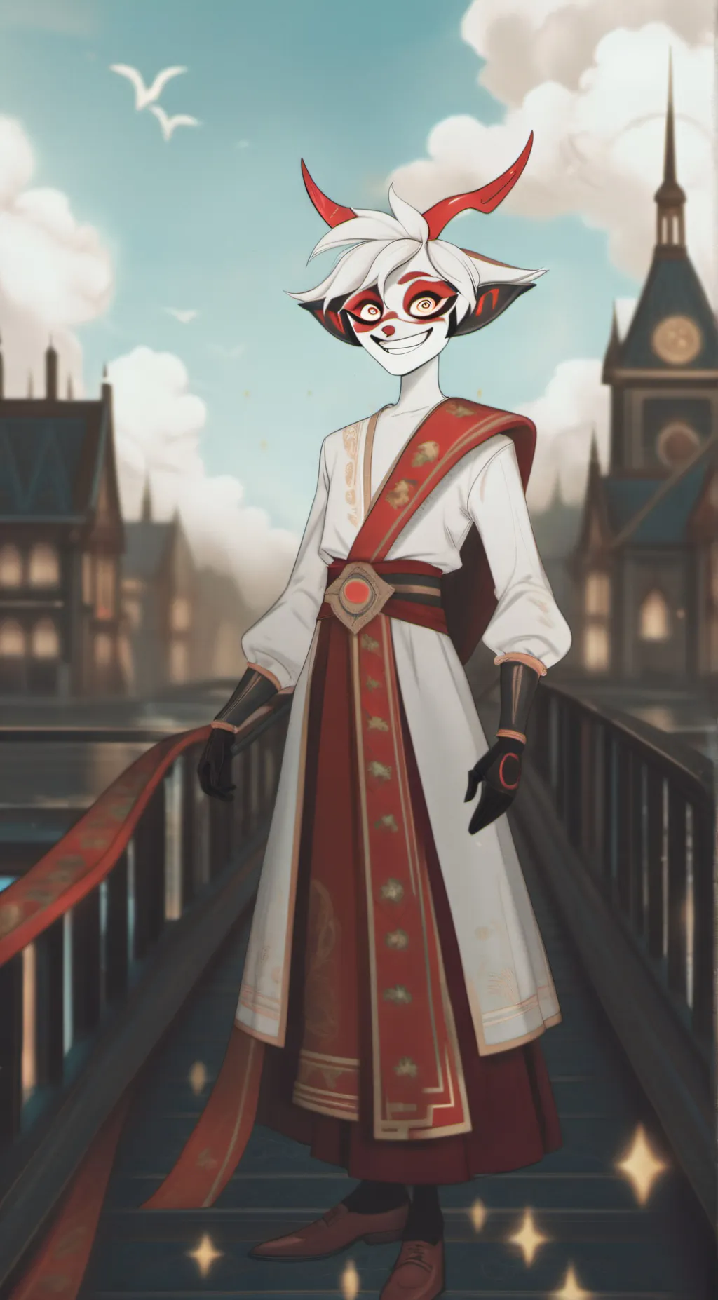 ai character: Angle Dust background
