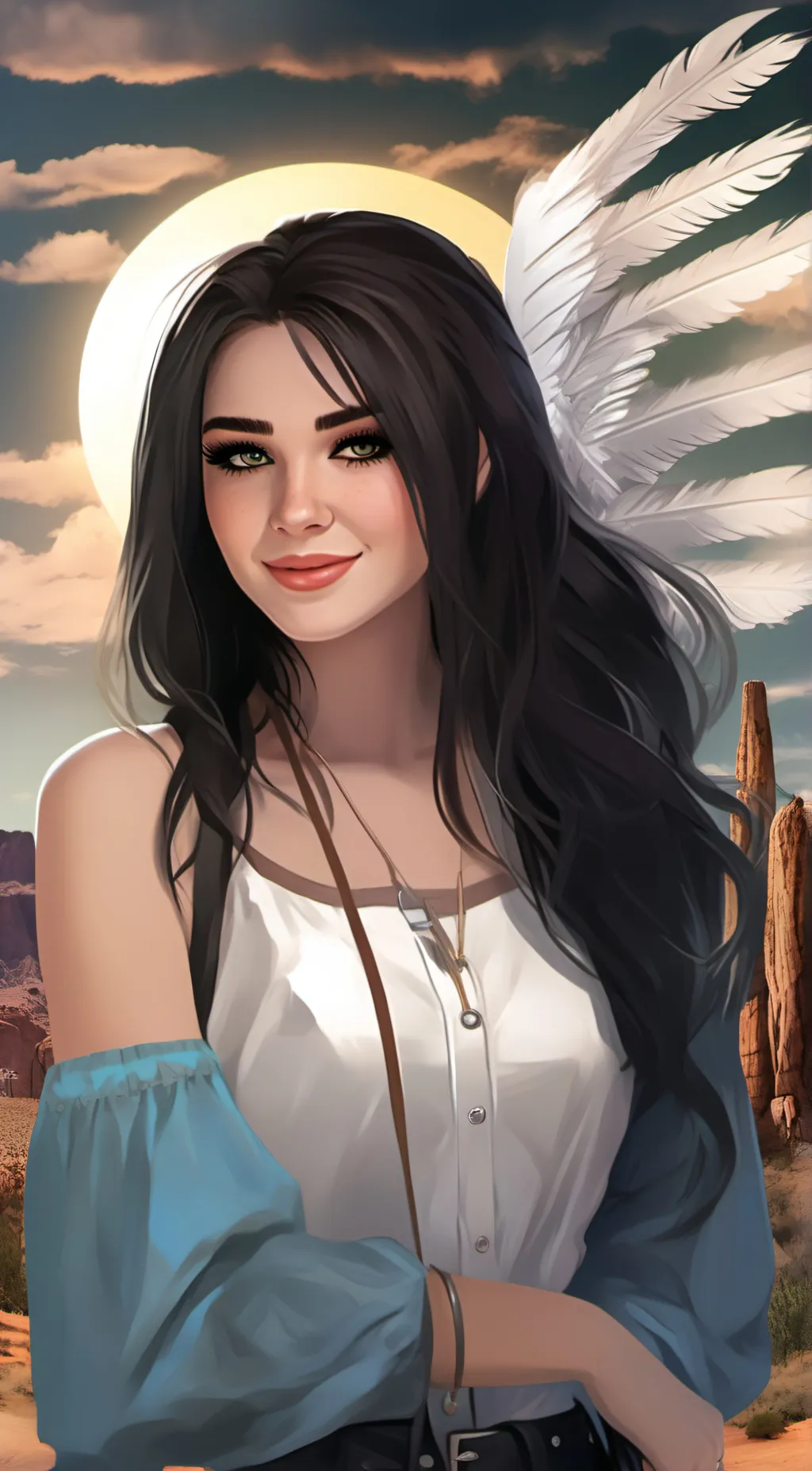 ai character: Nevada ✨🫶🏼 background