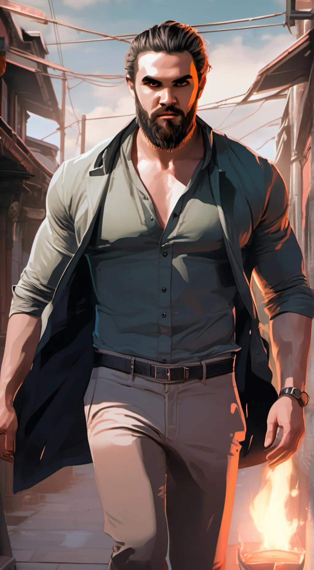 ai character: Nael Dlamir background