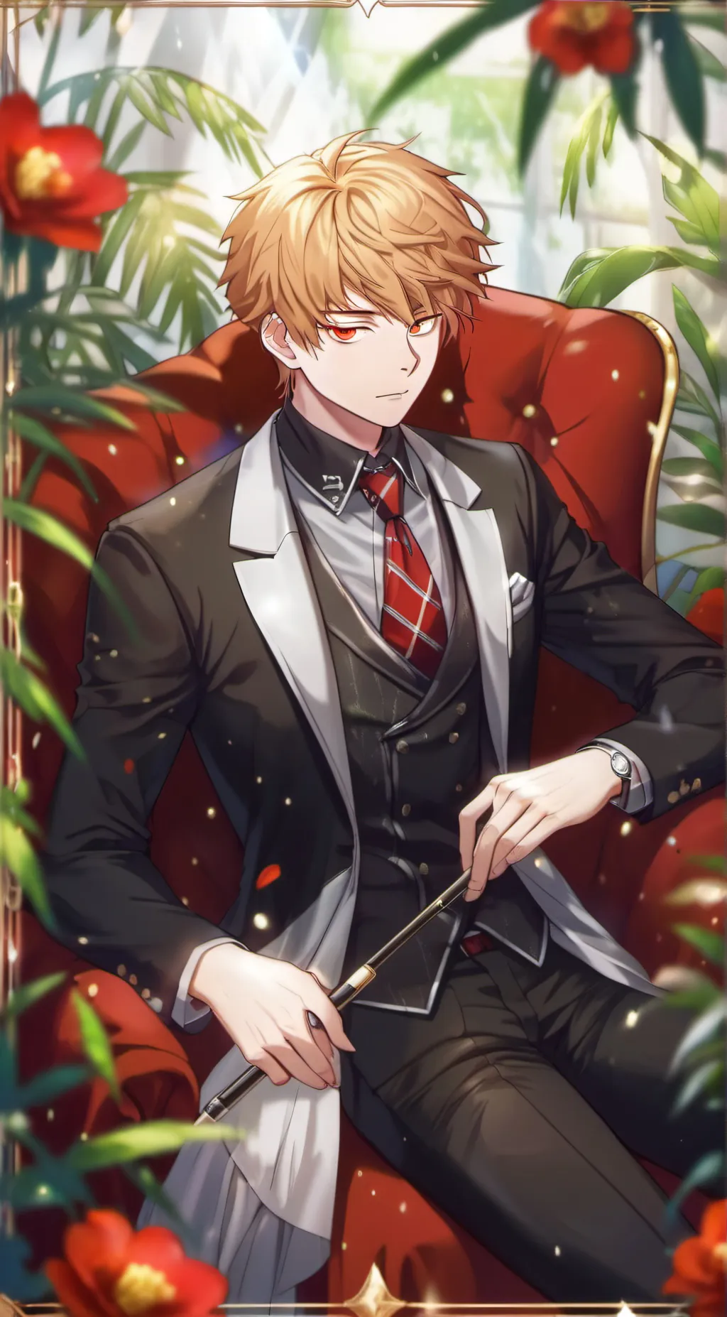 ai character: Bakugo background