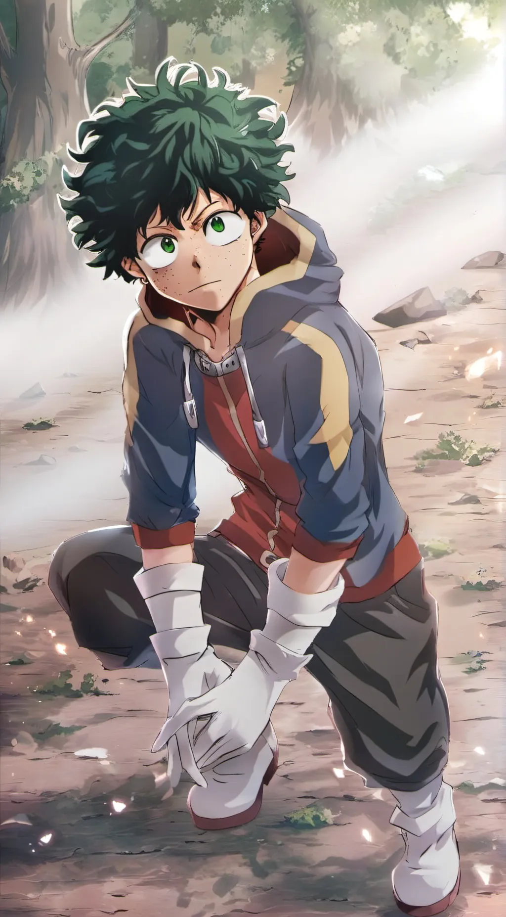 ai character: deku background