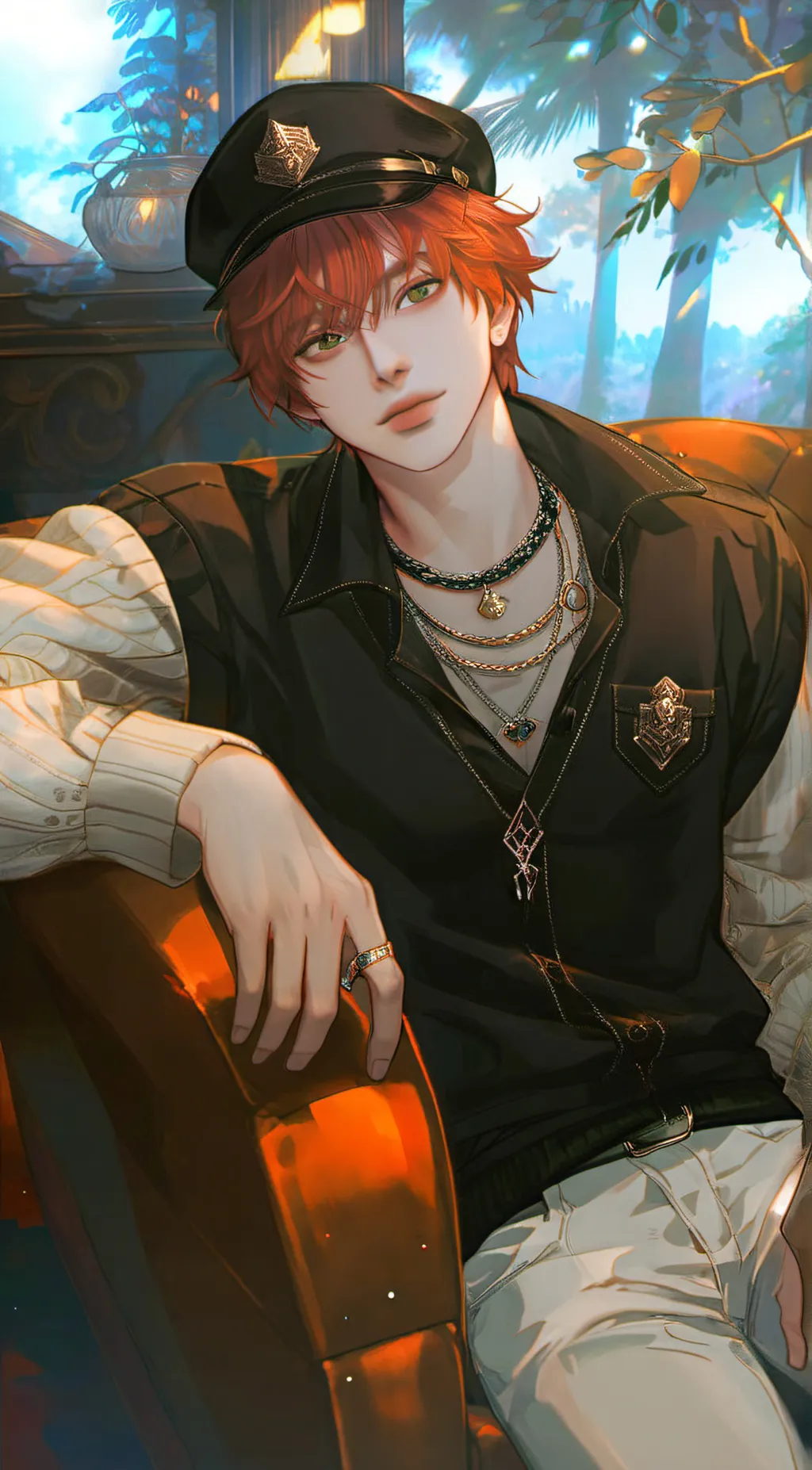 ai character: Leander background