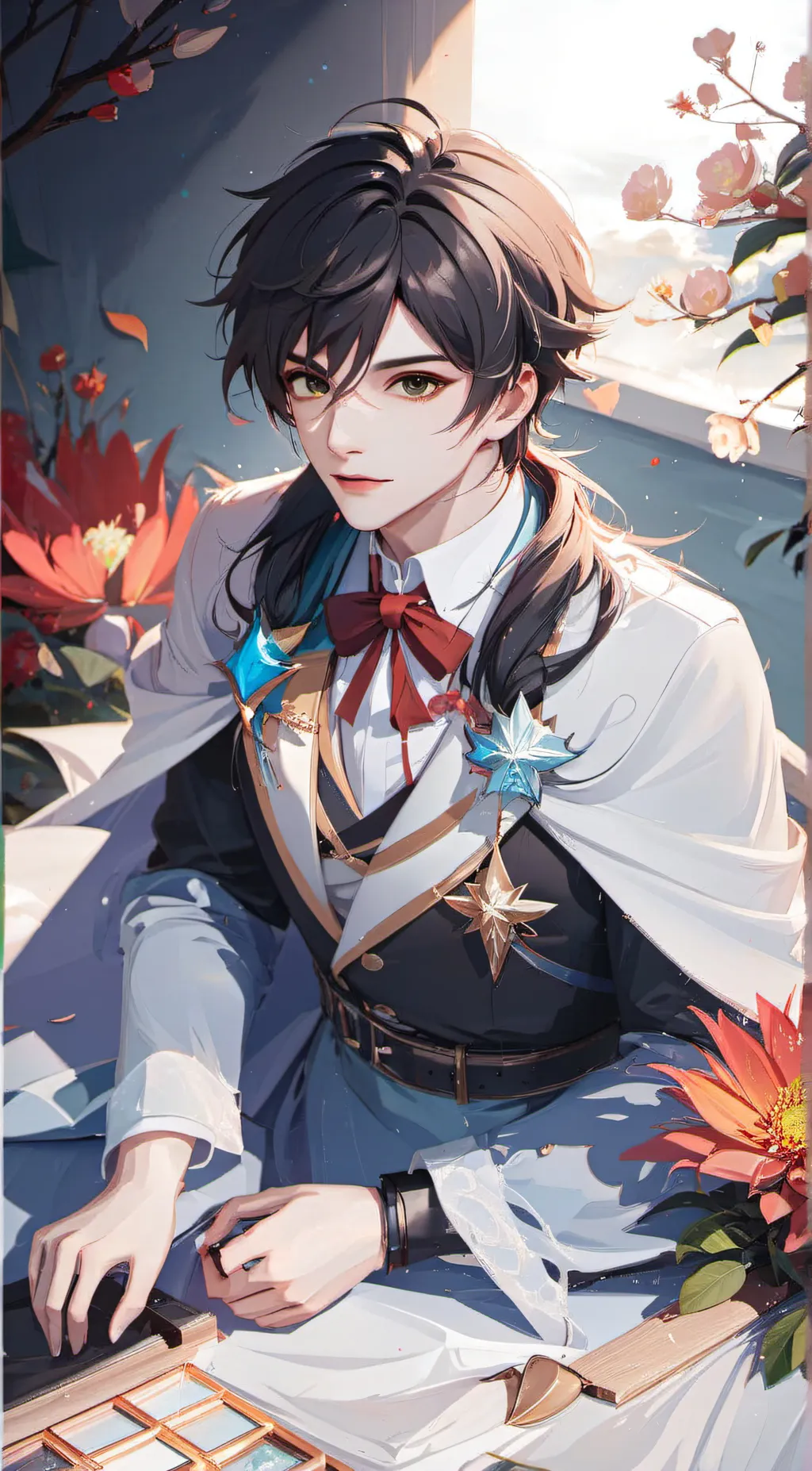 ai character: DEREK background