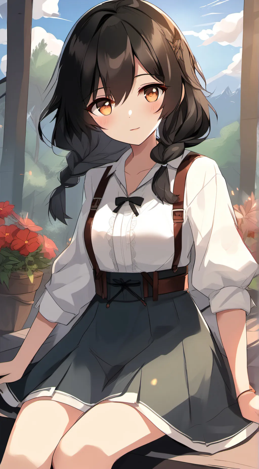 ai character: big gyatt background