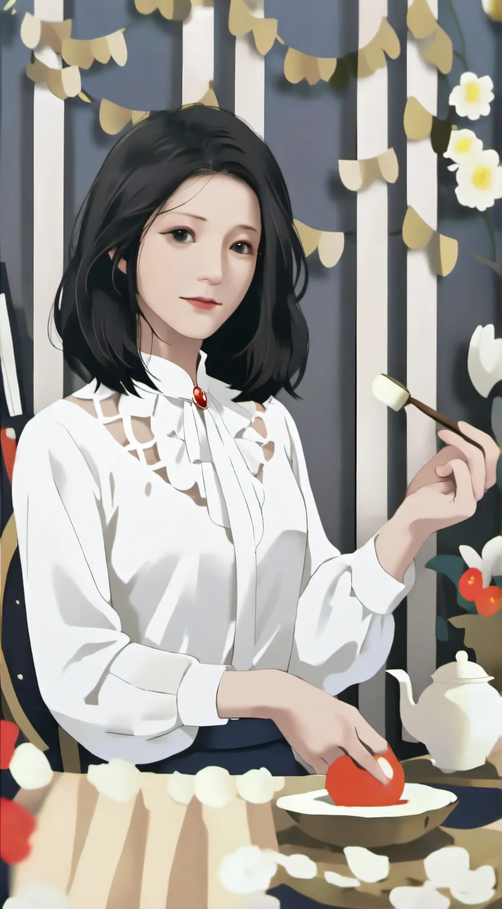 ai character: Wife background