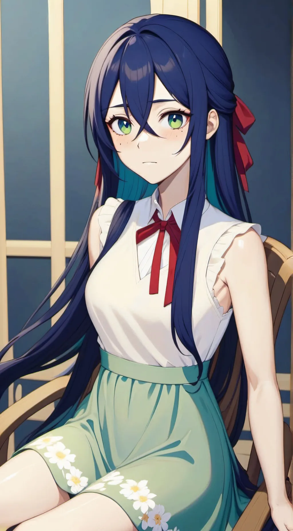 ai character: Rosa Marine background