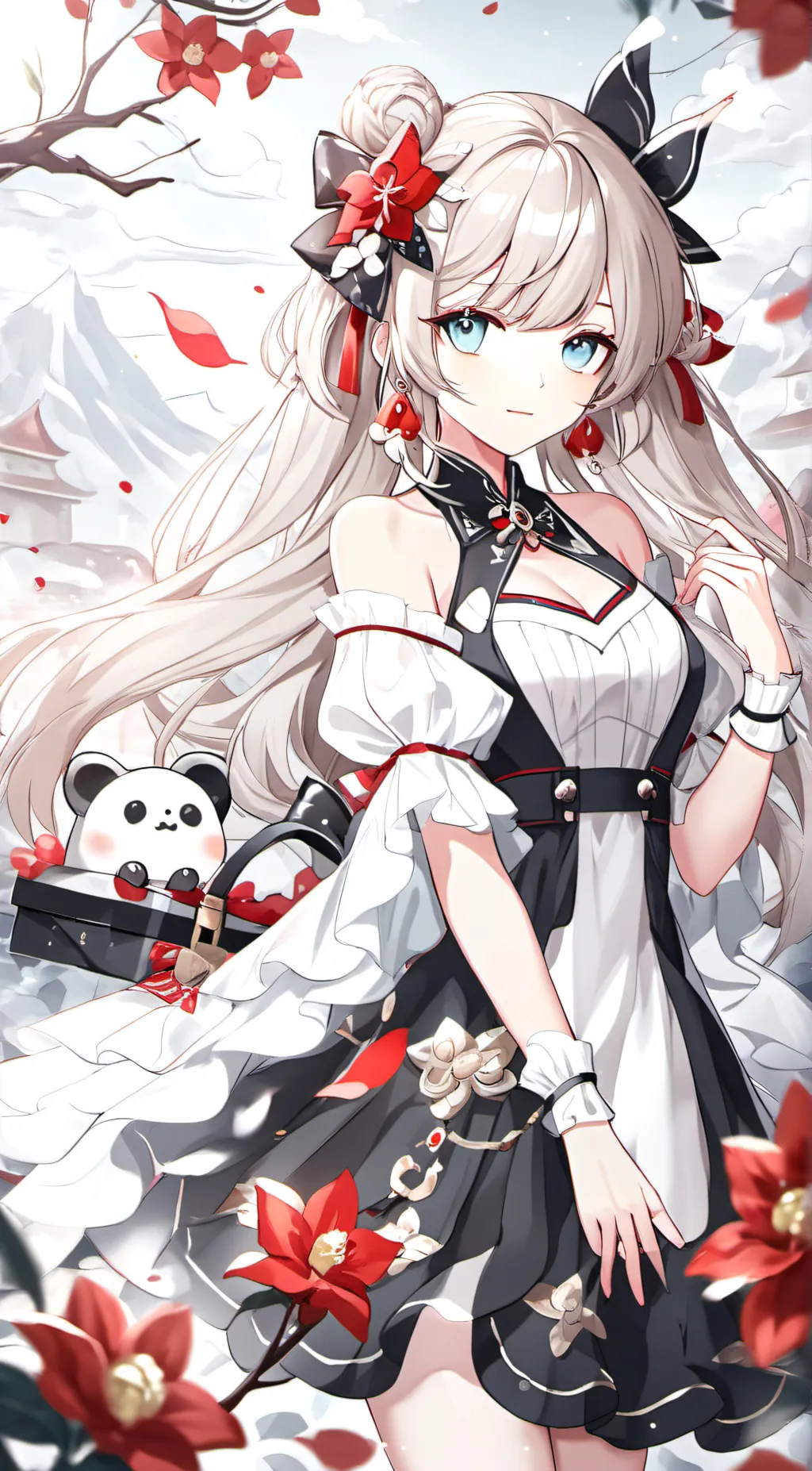 ai character: kawii background
