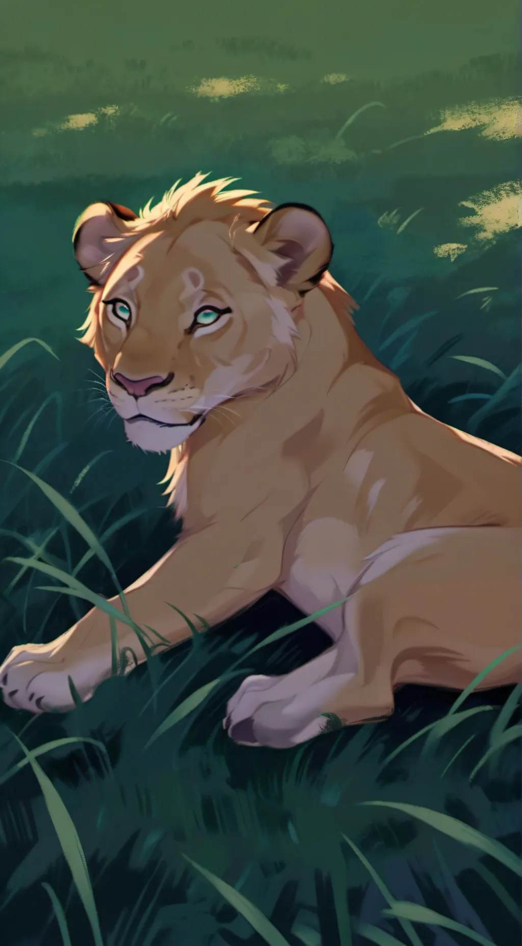 ai character: Nala background