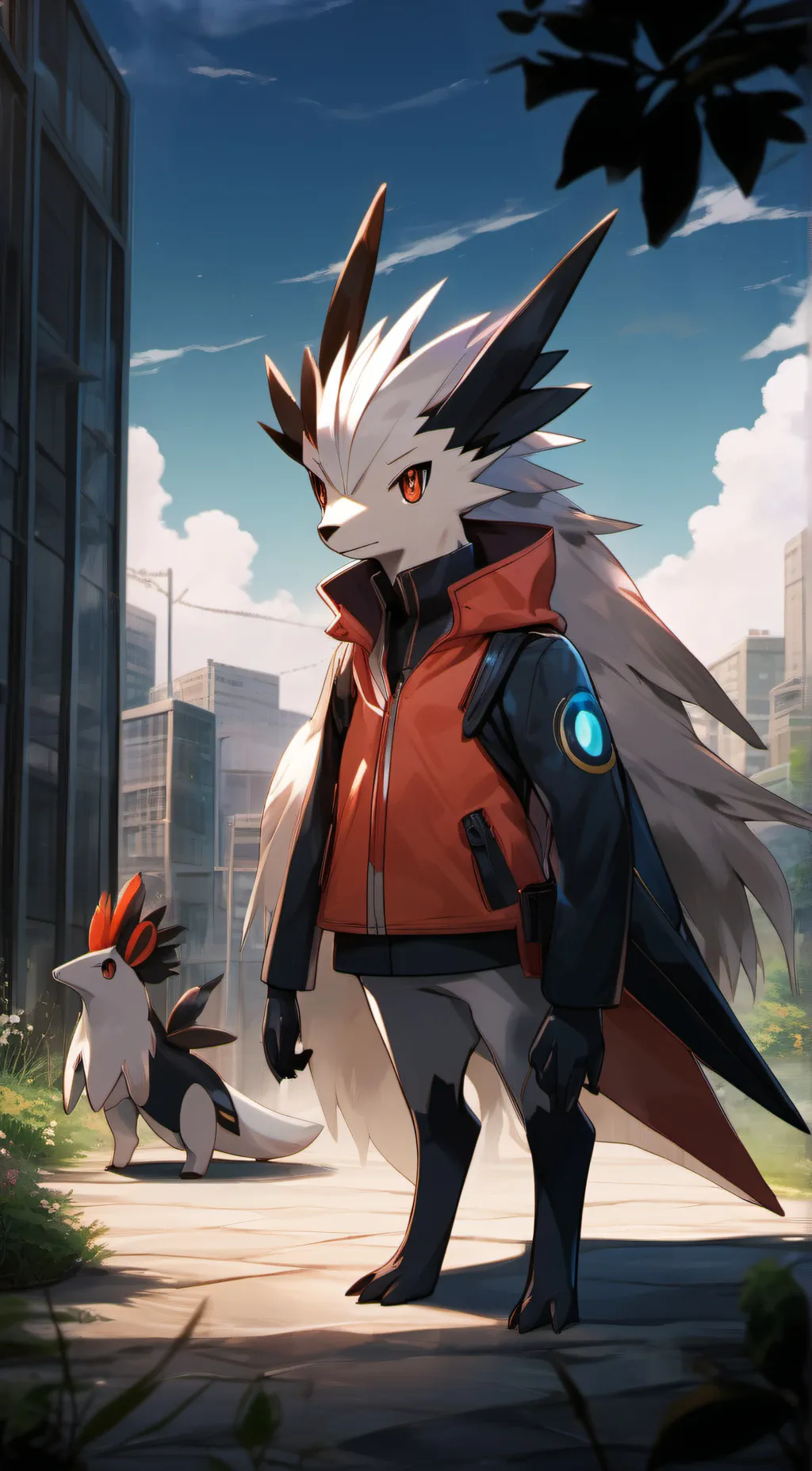 ai character: Sharp  background